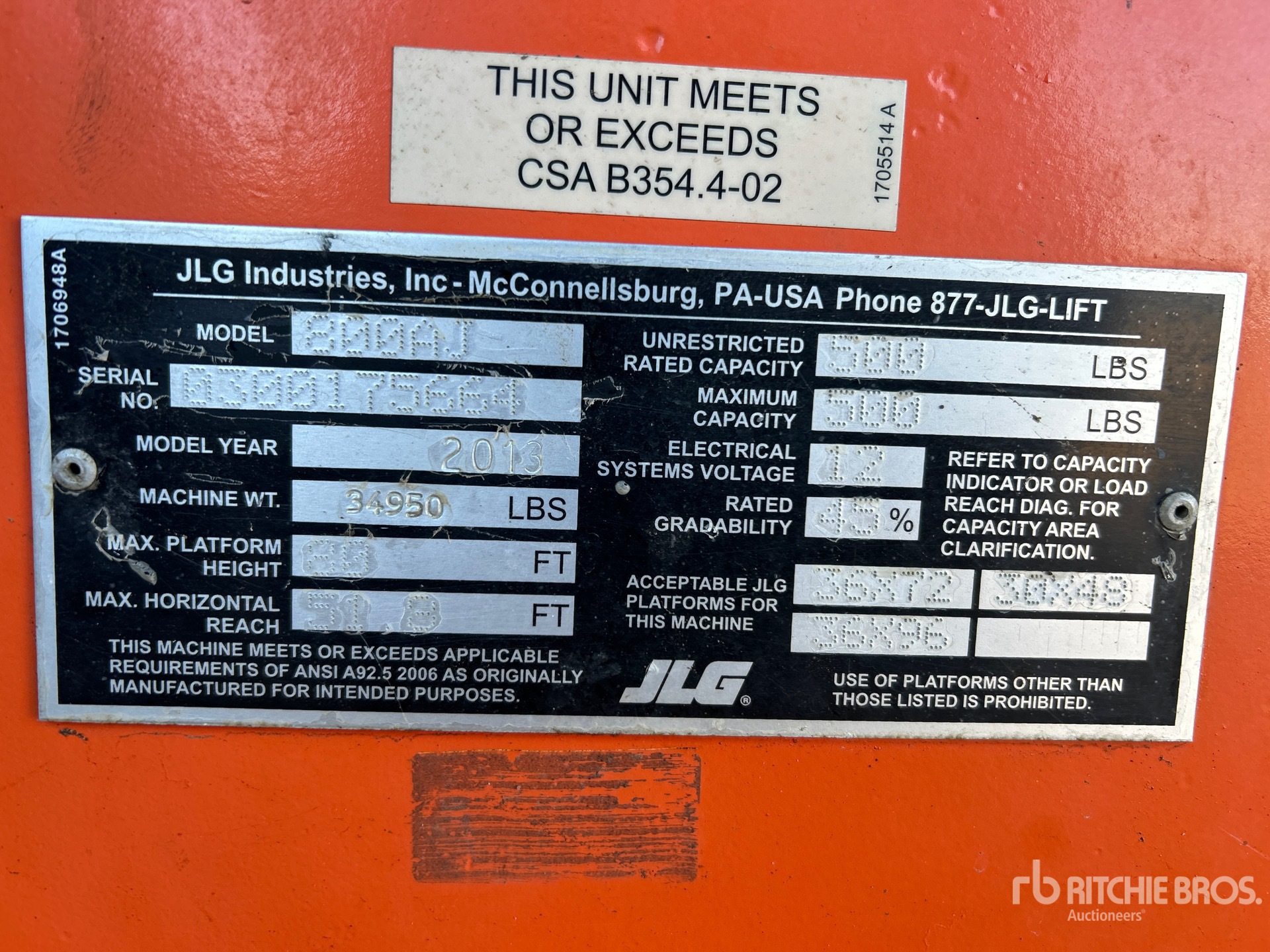 General Appearance with Seriennummer / FIN