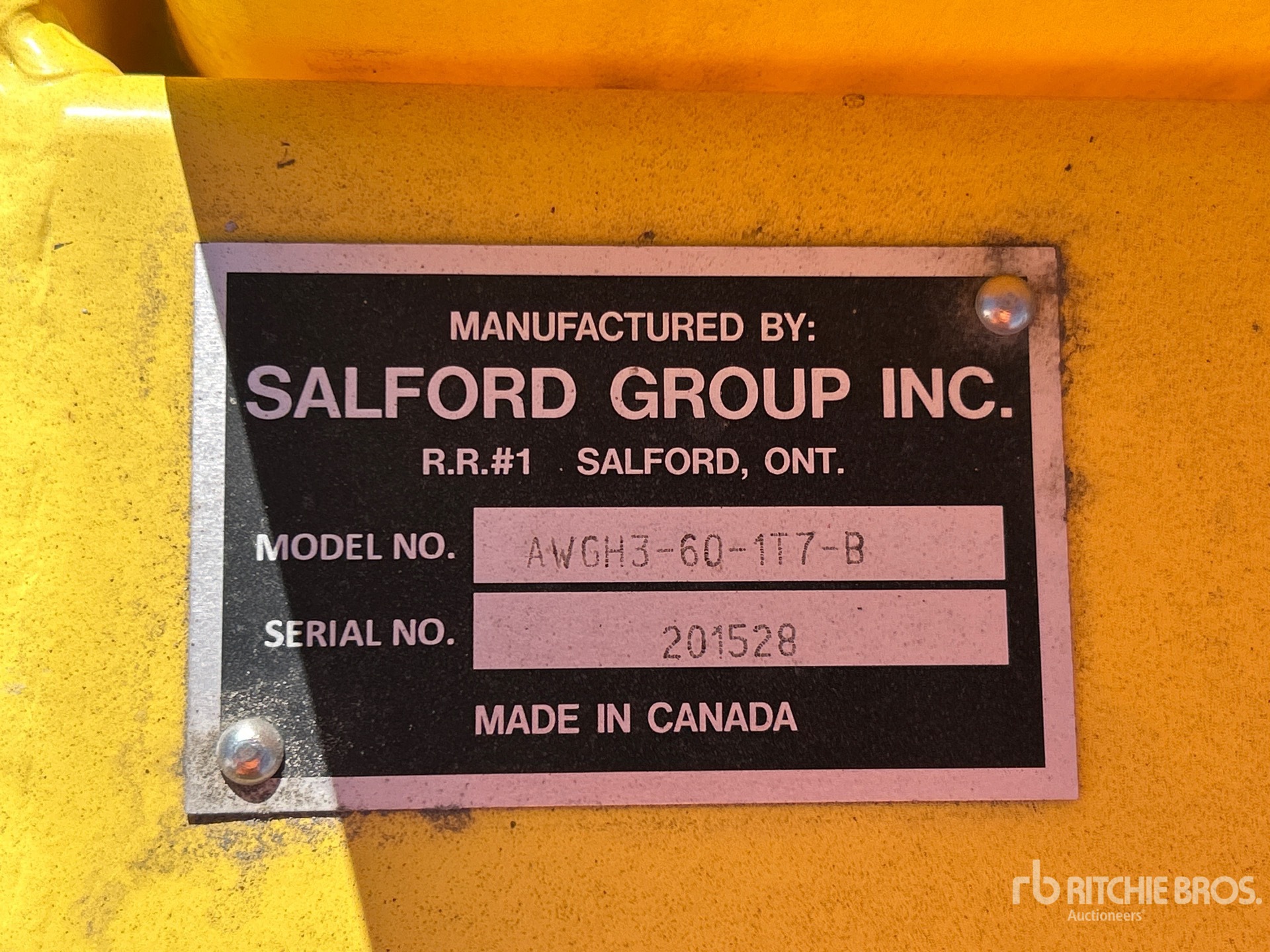 General Appearance with Numer seryjny/numer identyfikacyjny pojazdu