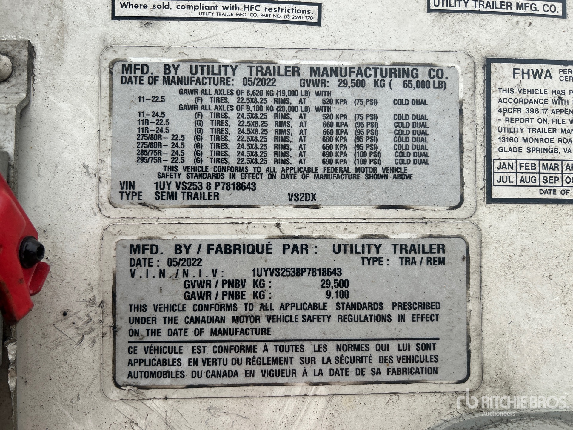 General Appearance with Seriennummer / FIN