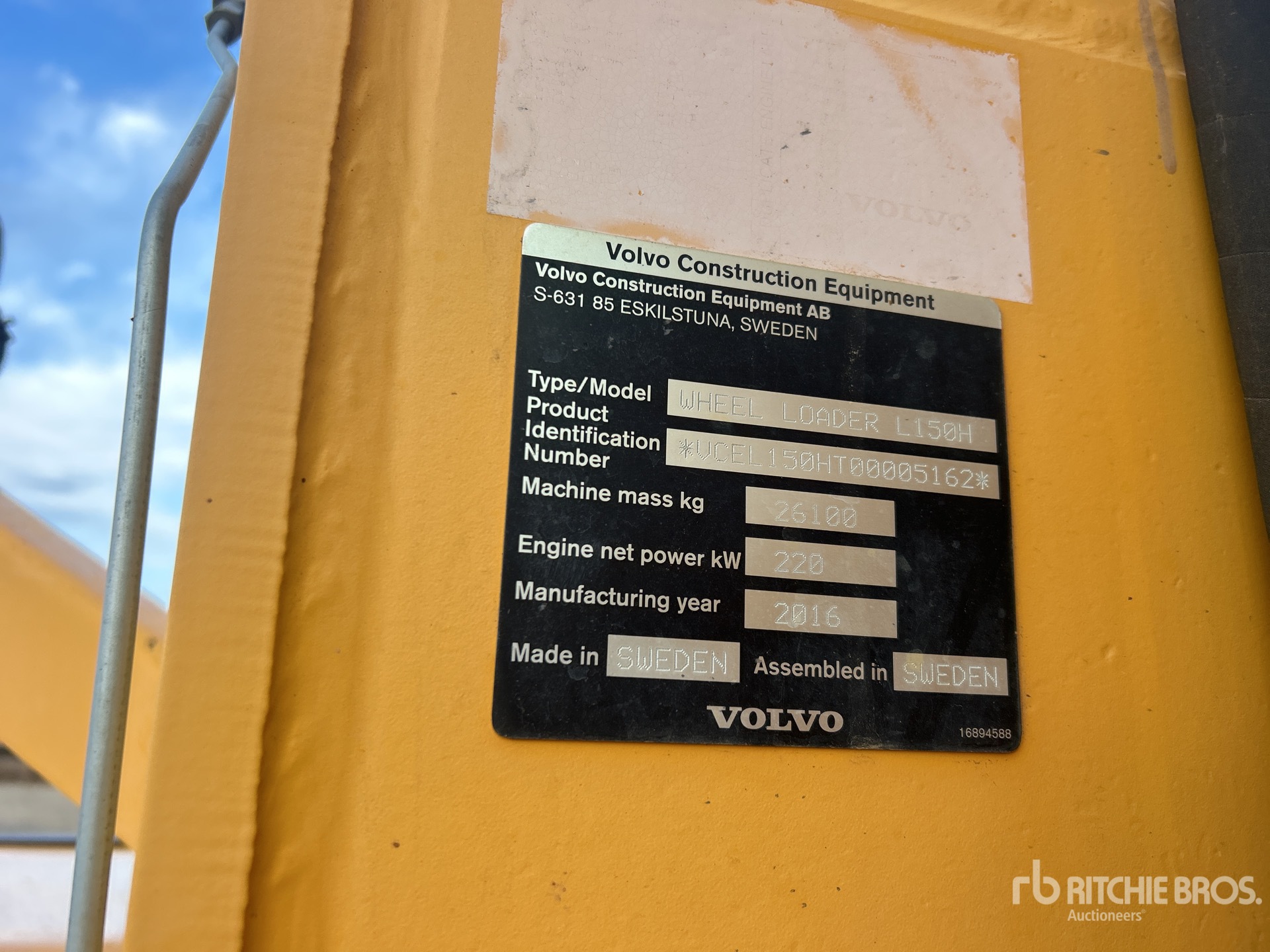 General Appearance with N.º de serie/VIN