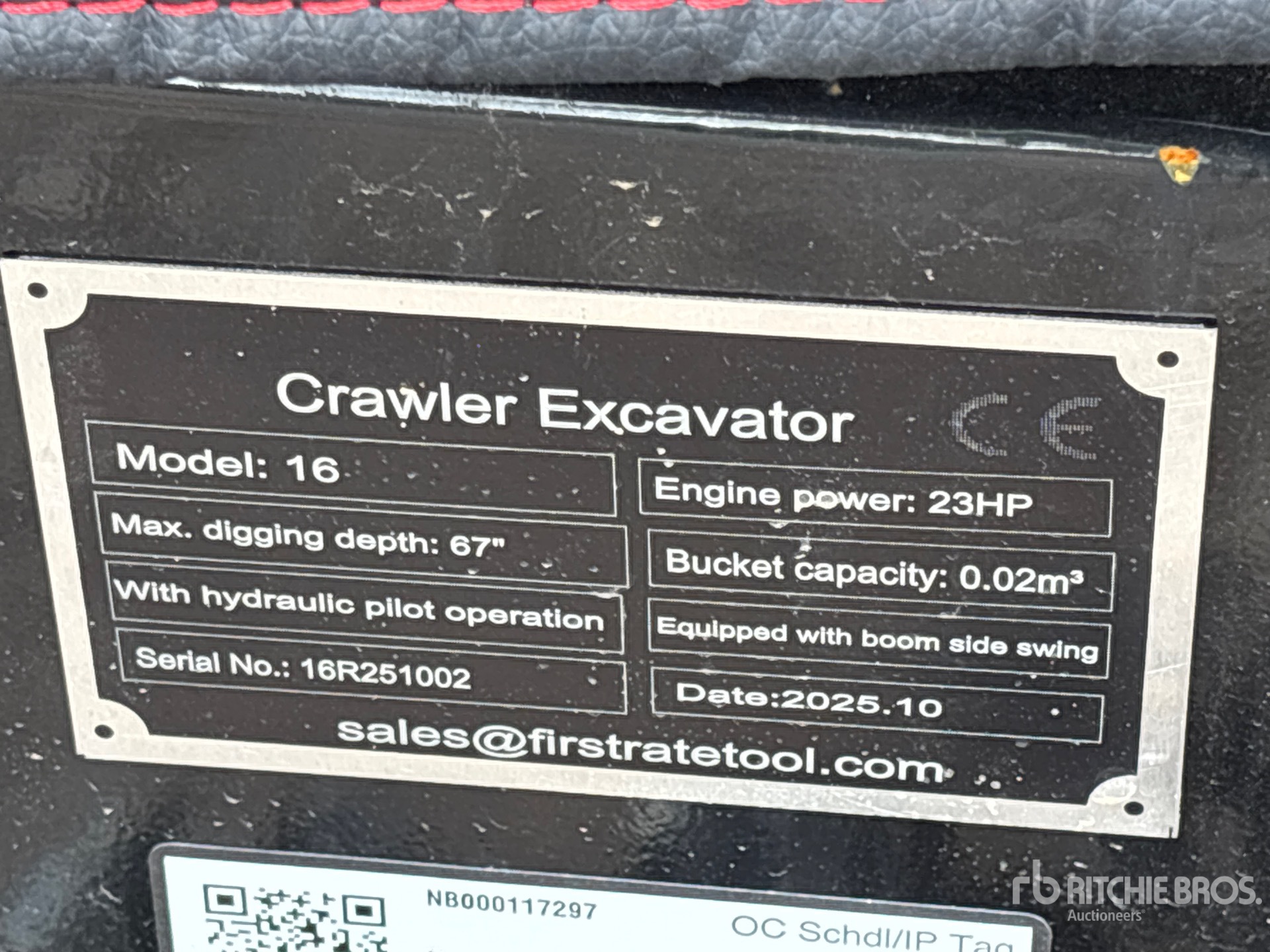 General Appearance with N.º de serie/VIN