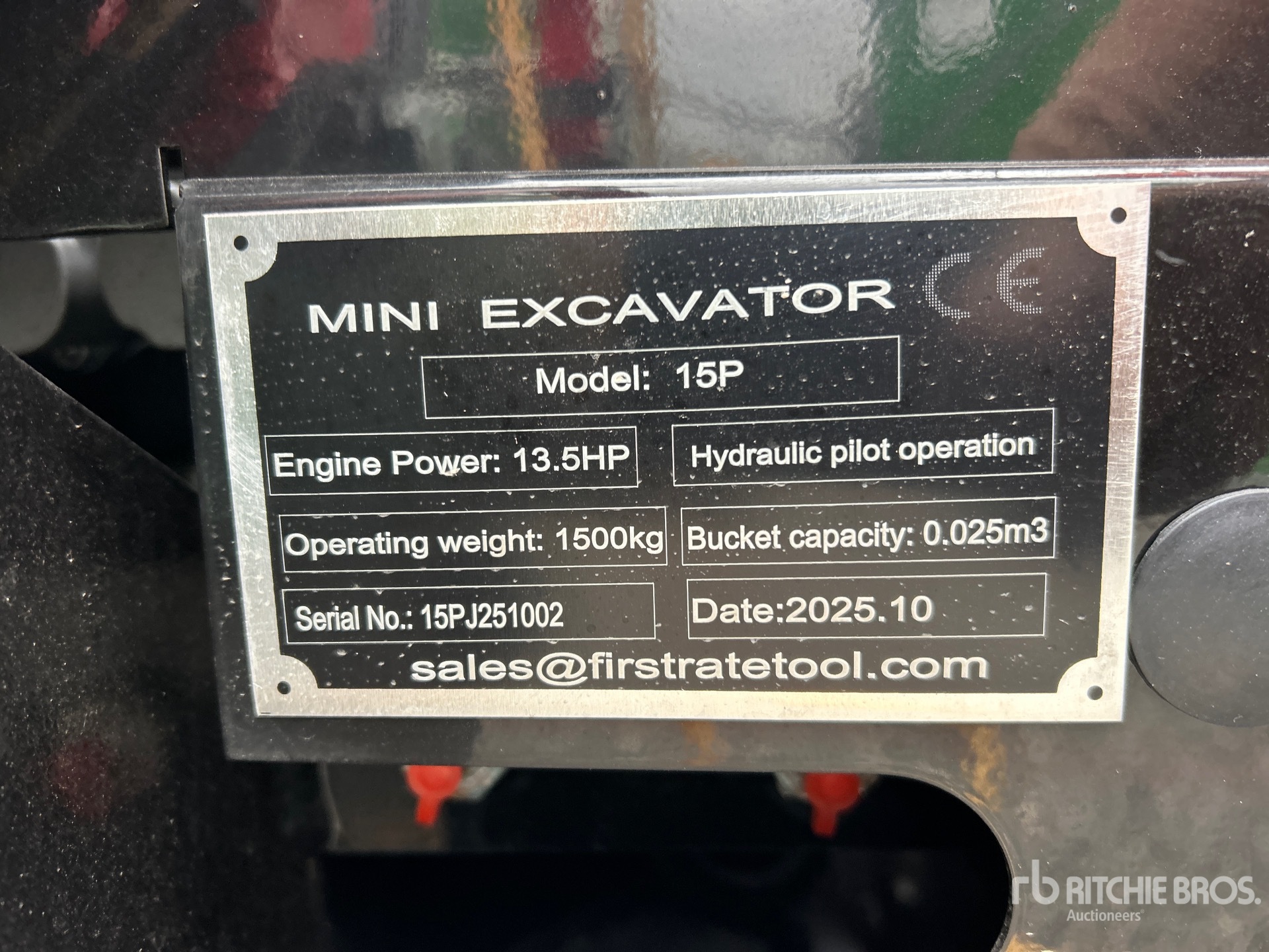 General Appearance with N.º de serie/VIN