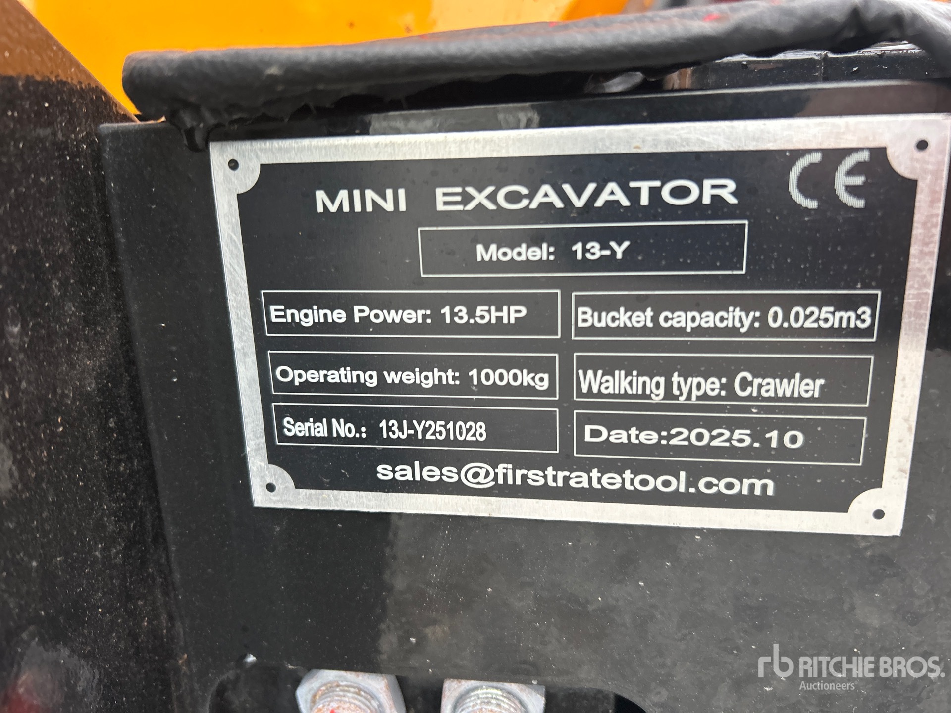 General Appearance with N.º de serie/VIN