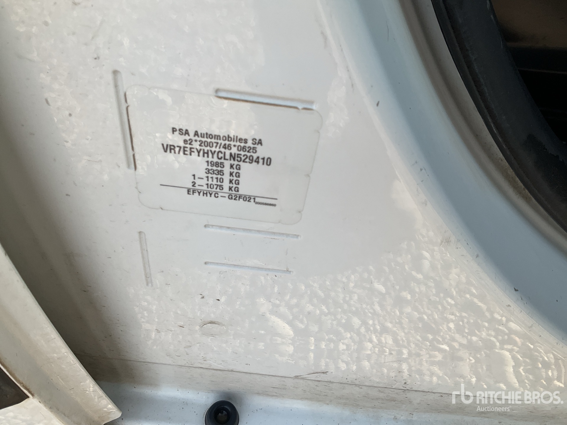 General Appearance with Seriennummer / FIN