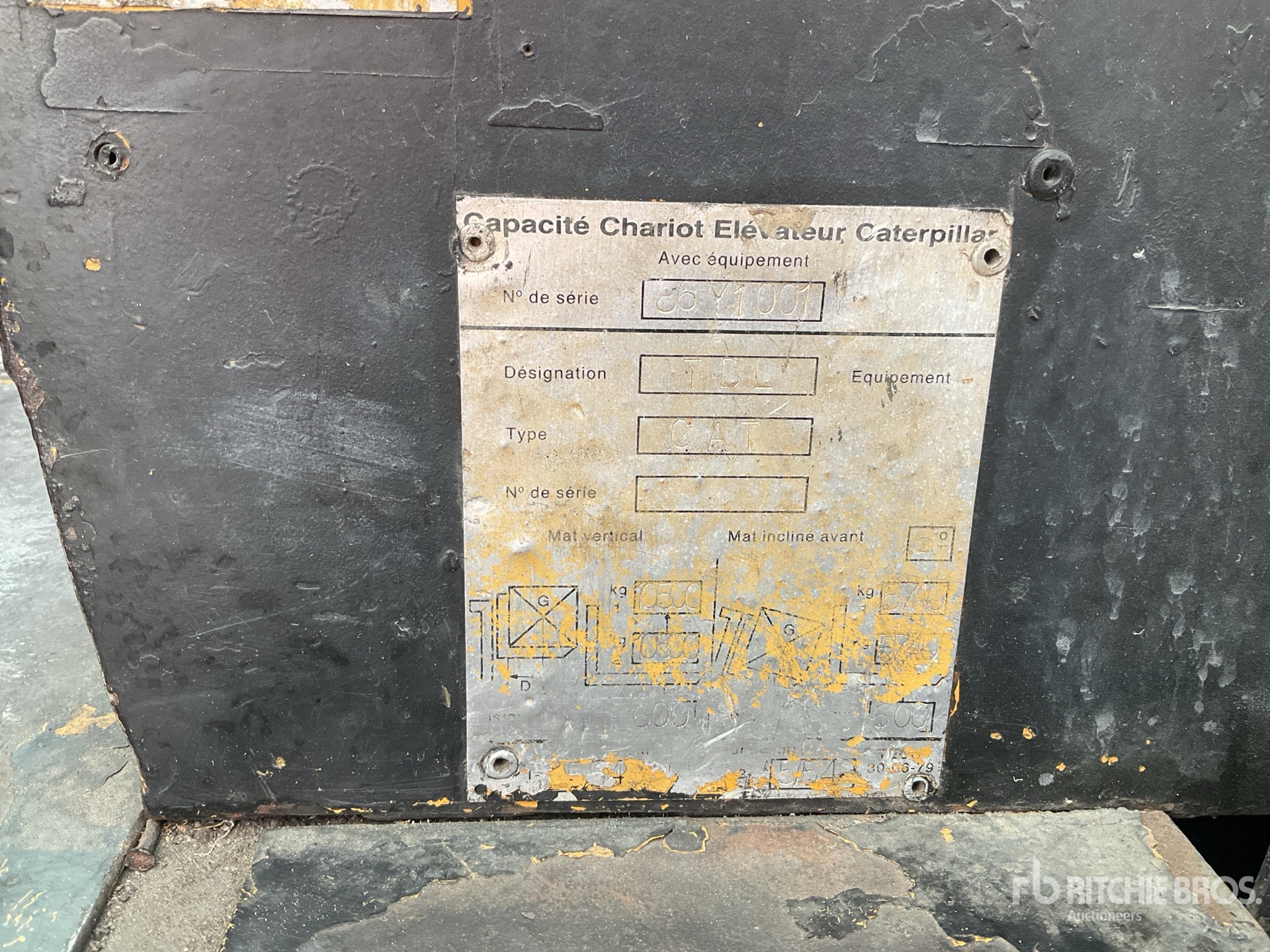 General Appearance with N.º de serie/VIN