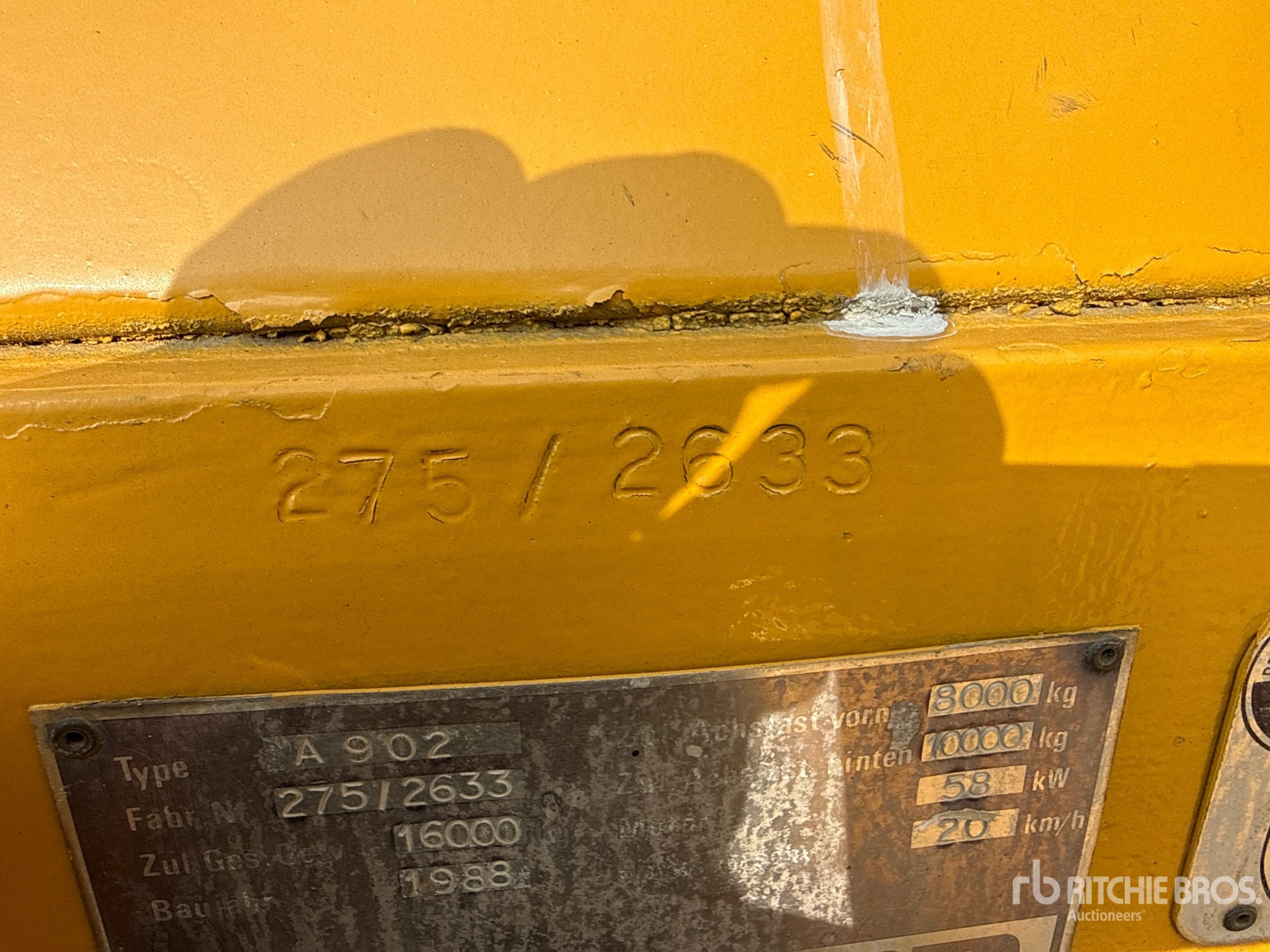 General Appearance with N.º de serie/VIN