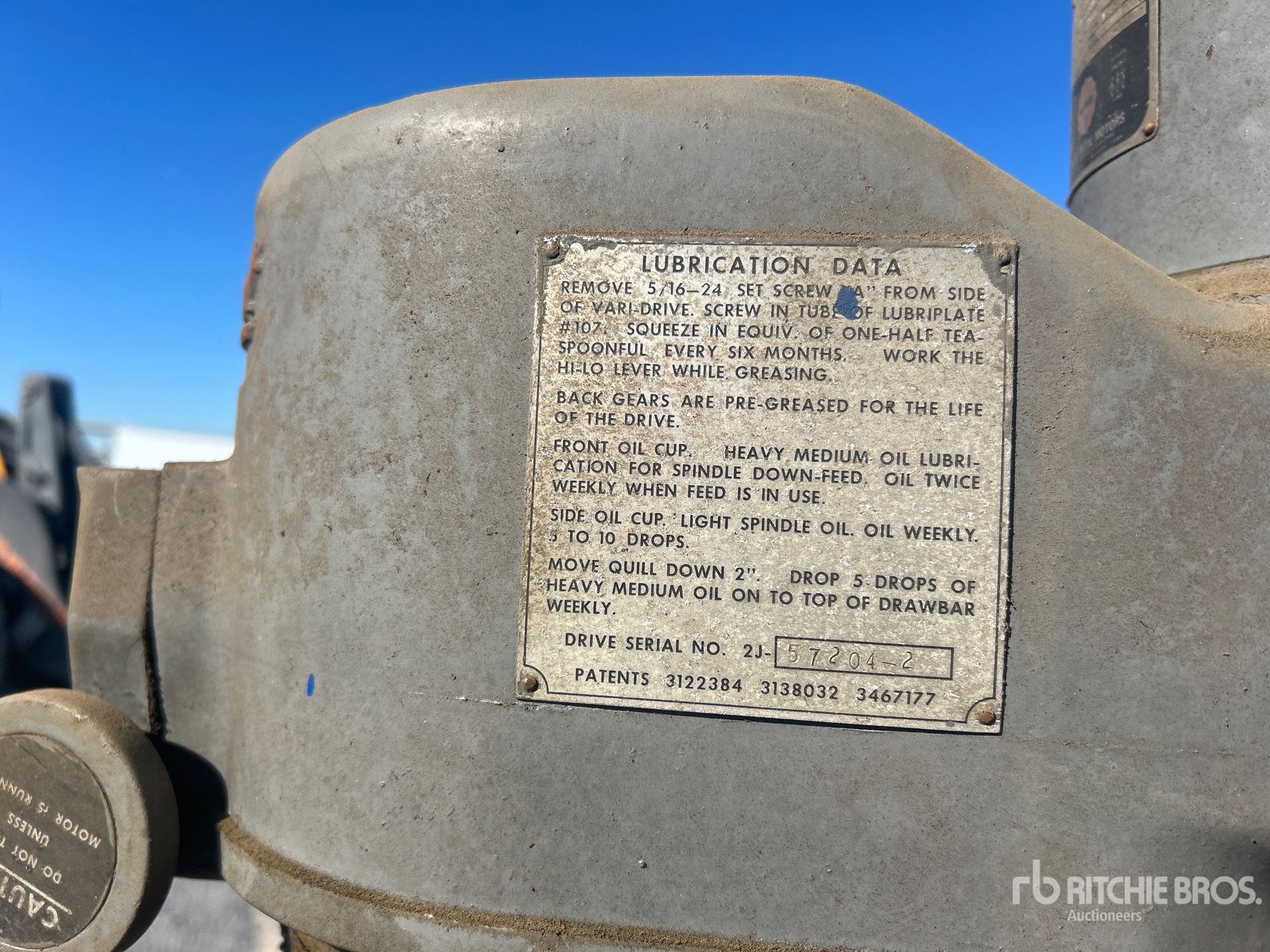 General Appearance with N.º de serie/VIN