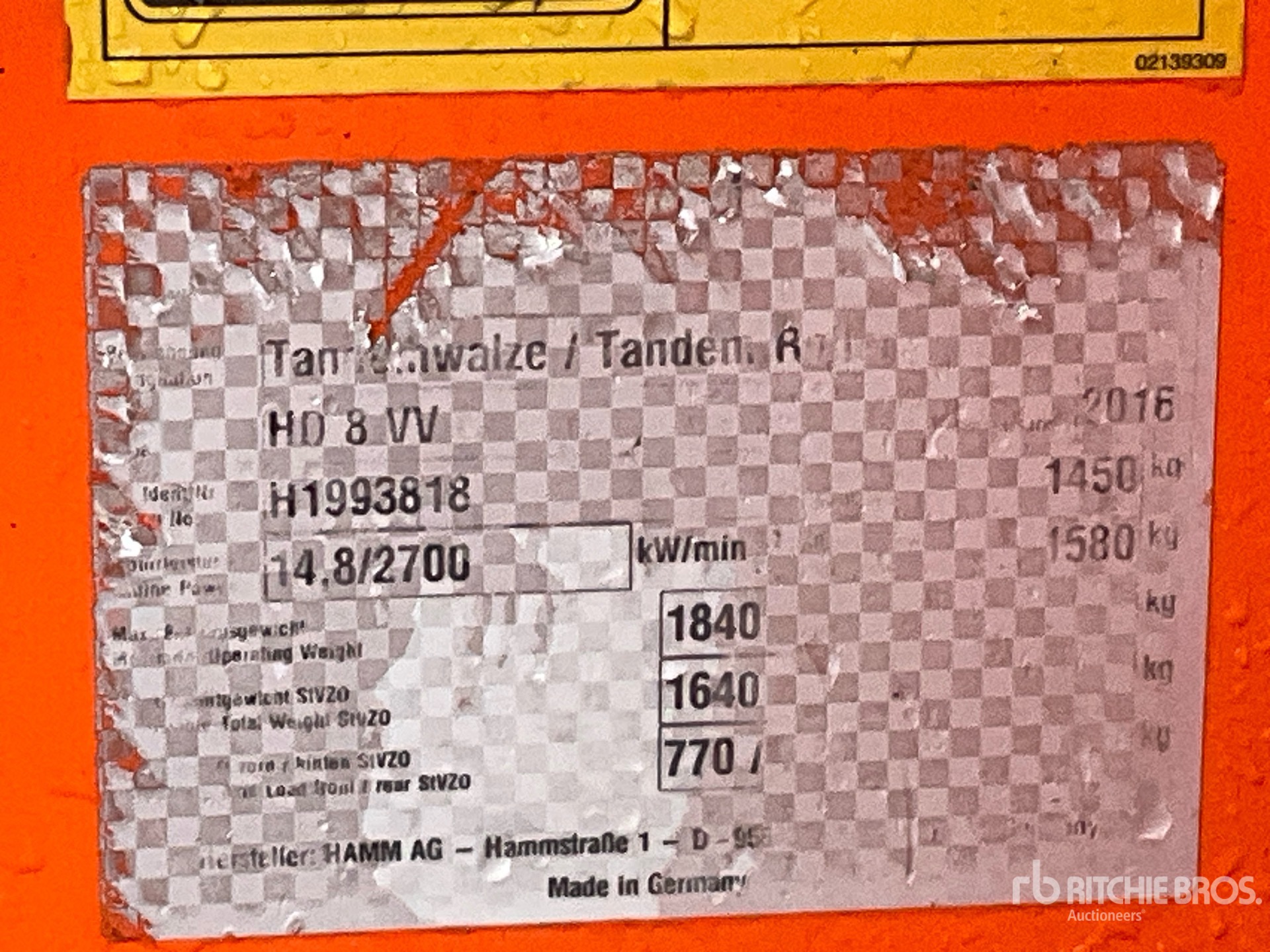 General Appearance with Numer seryjny/numer identyfikacyjny pojazdu