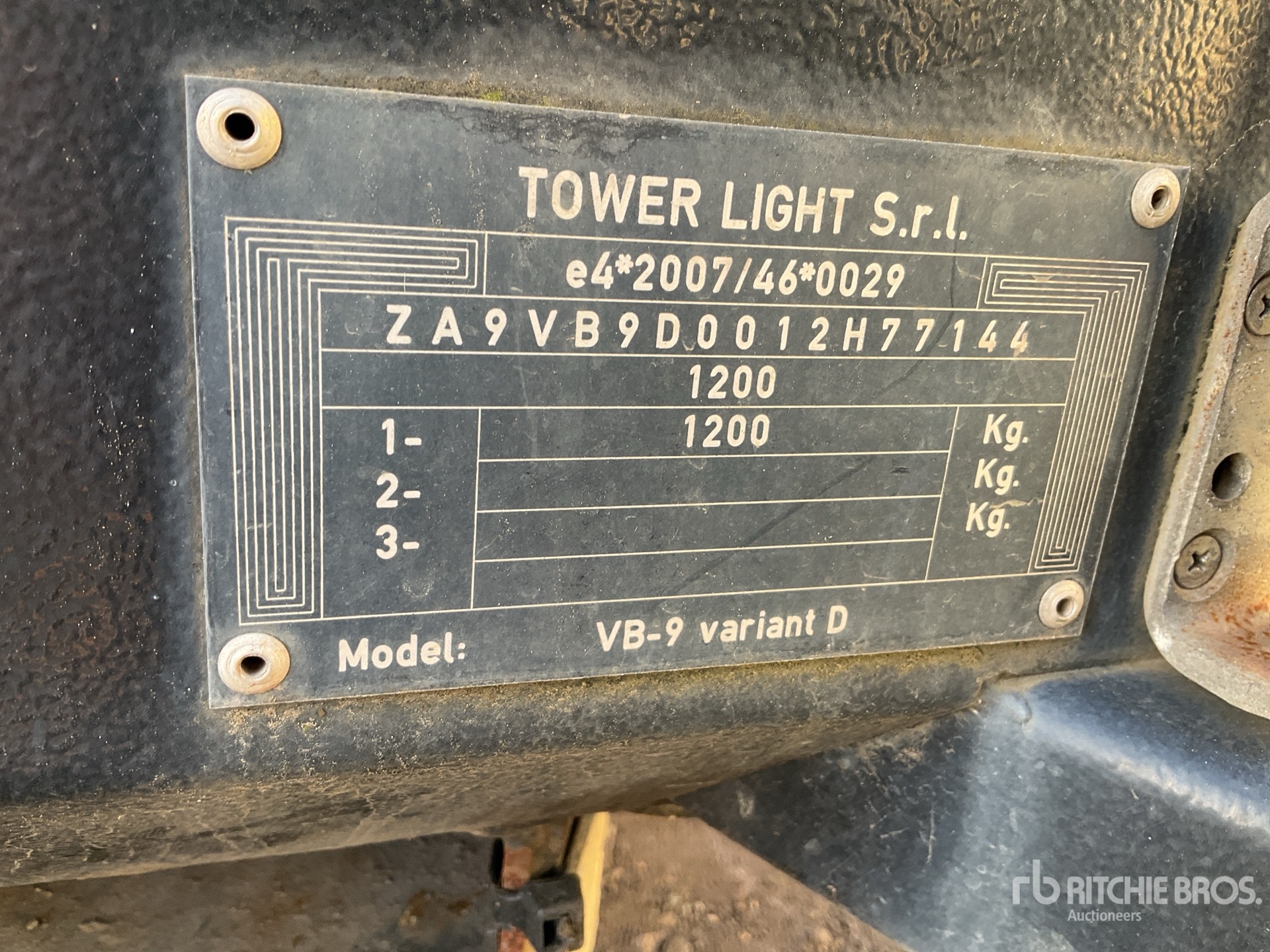 General Appearance with N.º de serie/VIN