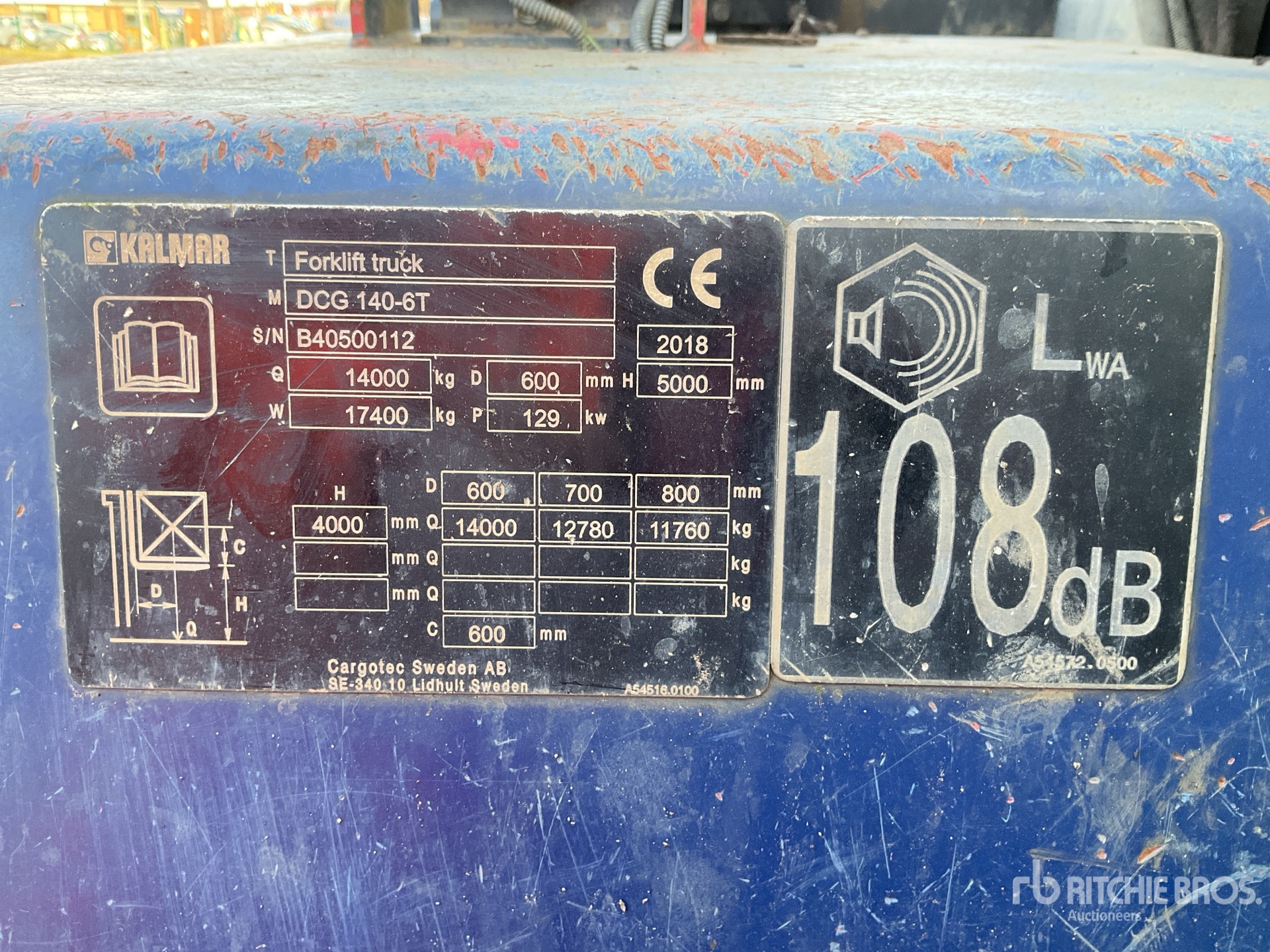 General Appearance with N.º de serie/VIN