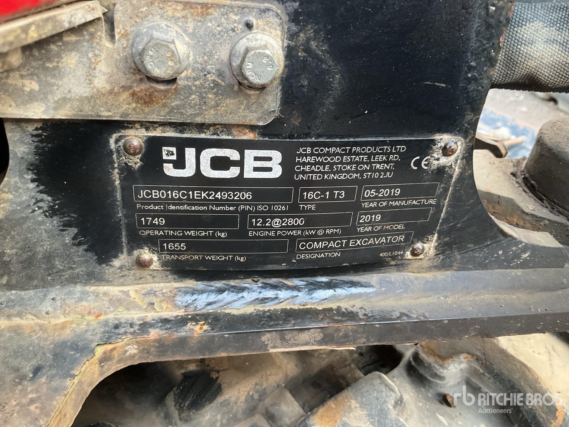 General Appearance with N.º de serie/VIN