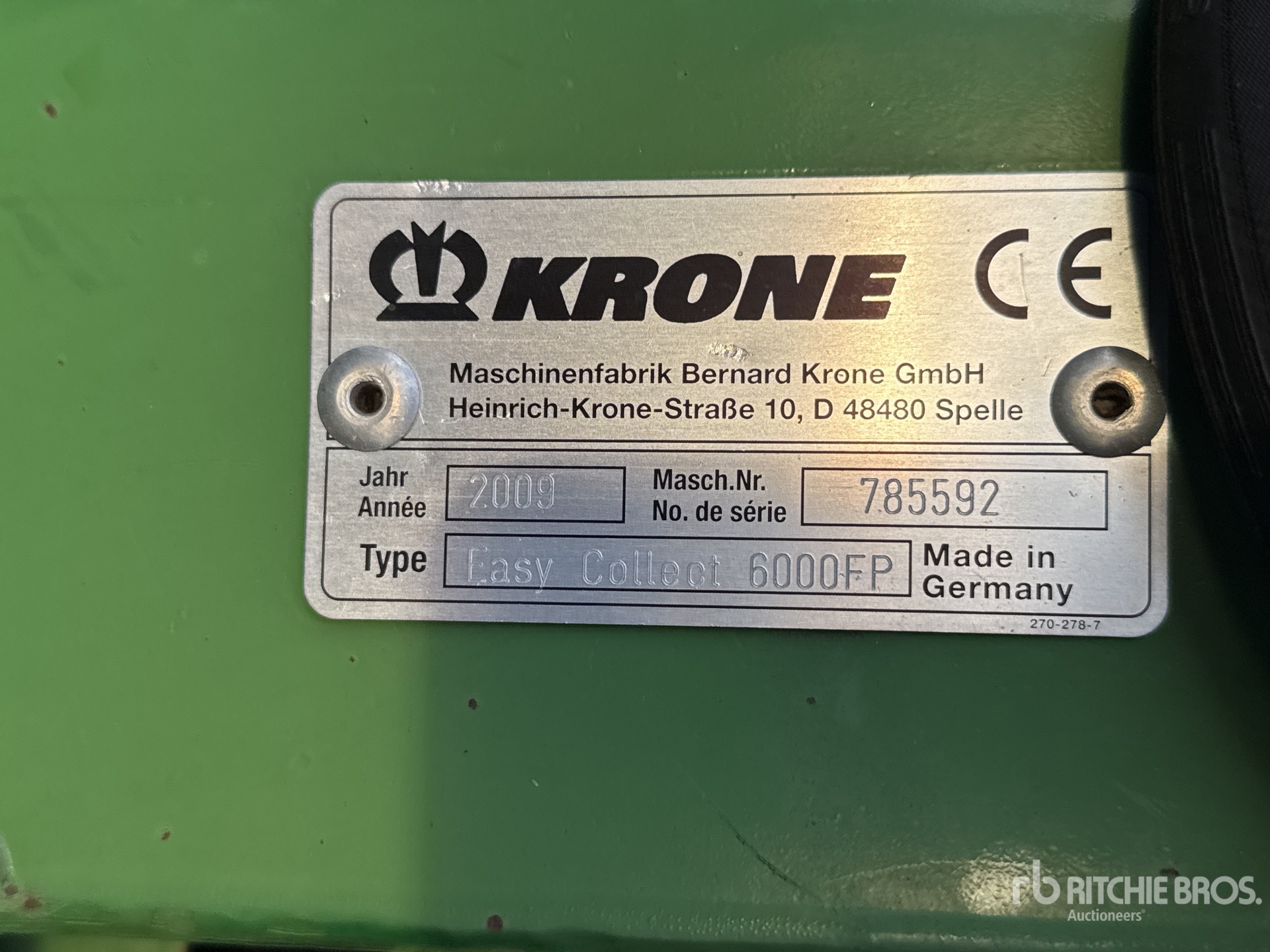 General Appearance with N.º de serie/VIN