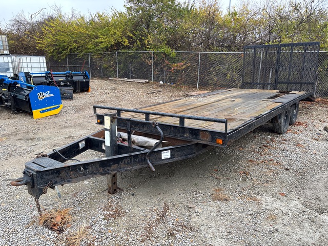 2011 Hudson Bros 21 ft T/A Equipment Trailer 2011 Hudson Bros 21 ft T/A Equipment Trailer