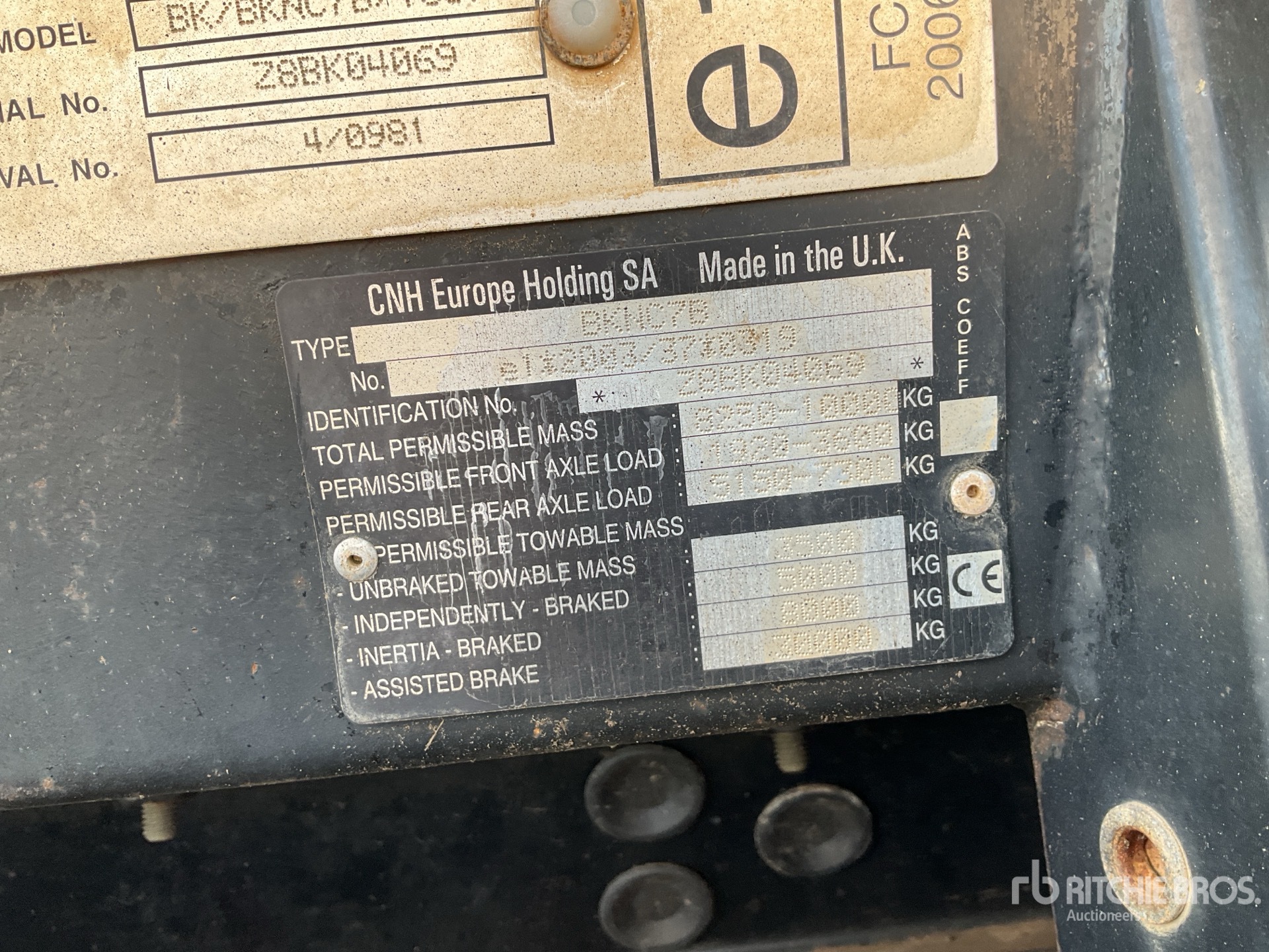 General Appearance with Seriennummer / FIN