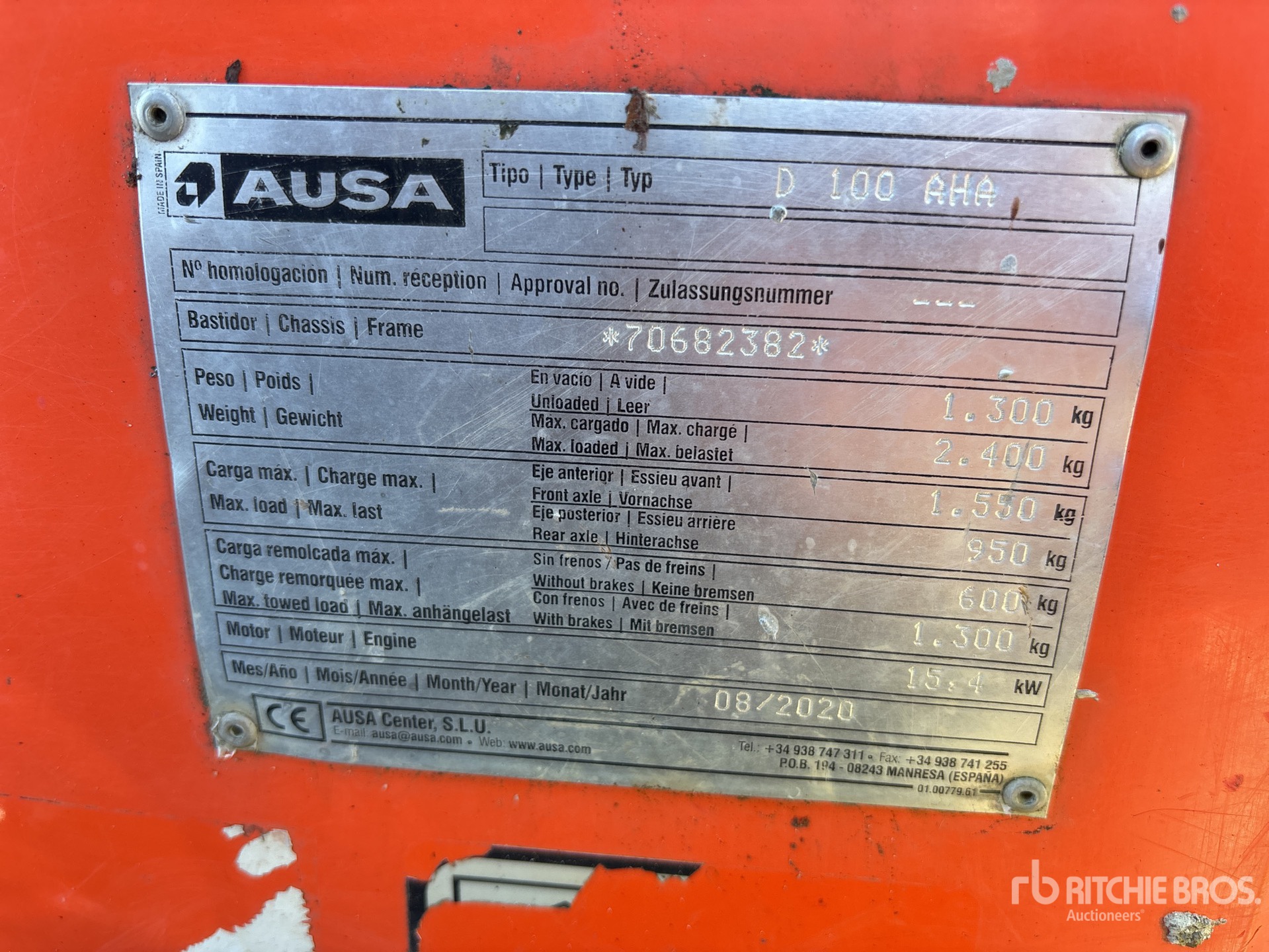 General Appearance with Seriennummer / FIN