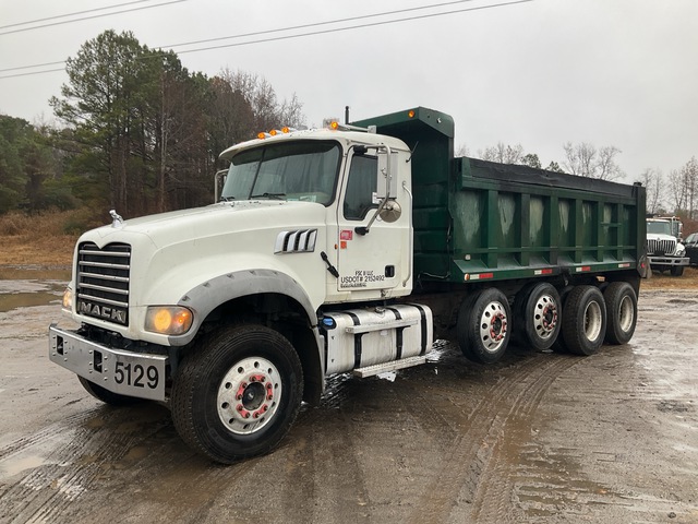 2012 Mack GU713 6x4 Quad/A Dump Truck