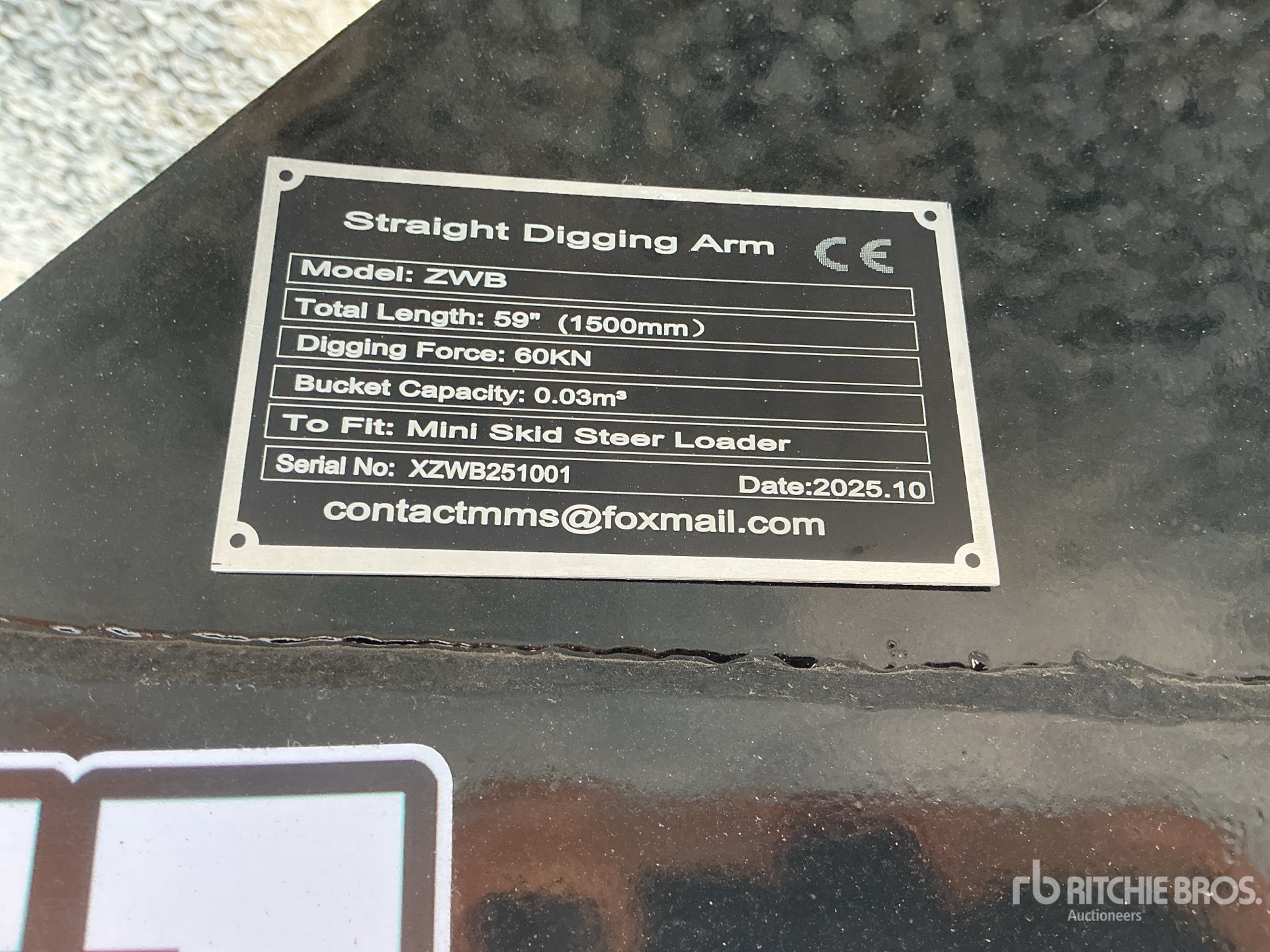 General Appearance with N.º de serie/VIN