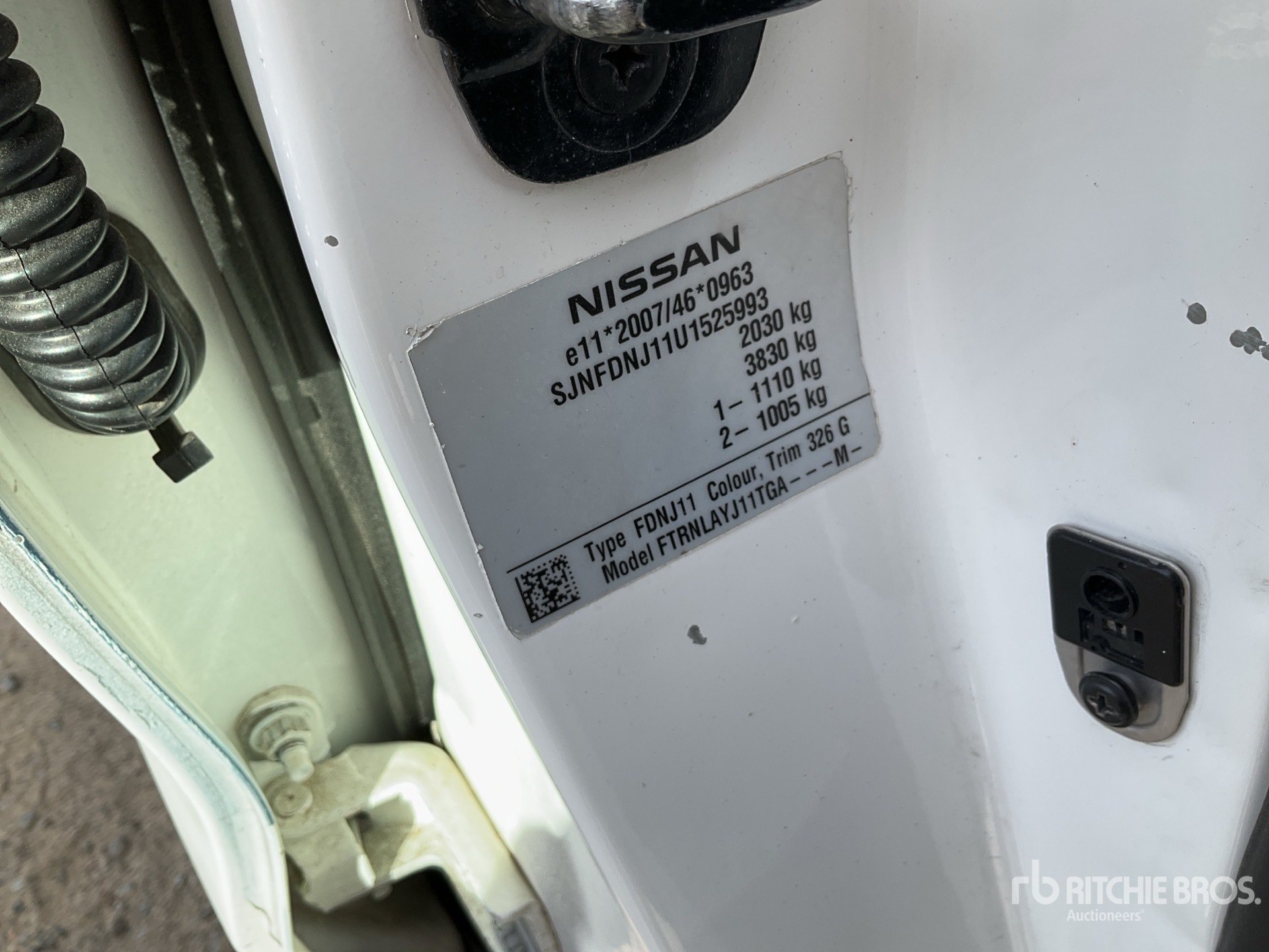 General Appearance with N.º de serie/VIN