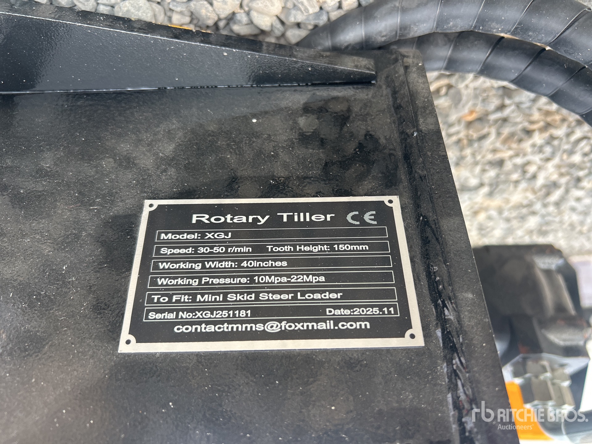 General Appearance with N.º de serie/VIN