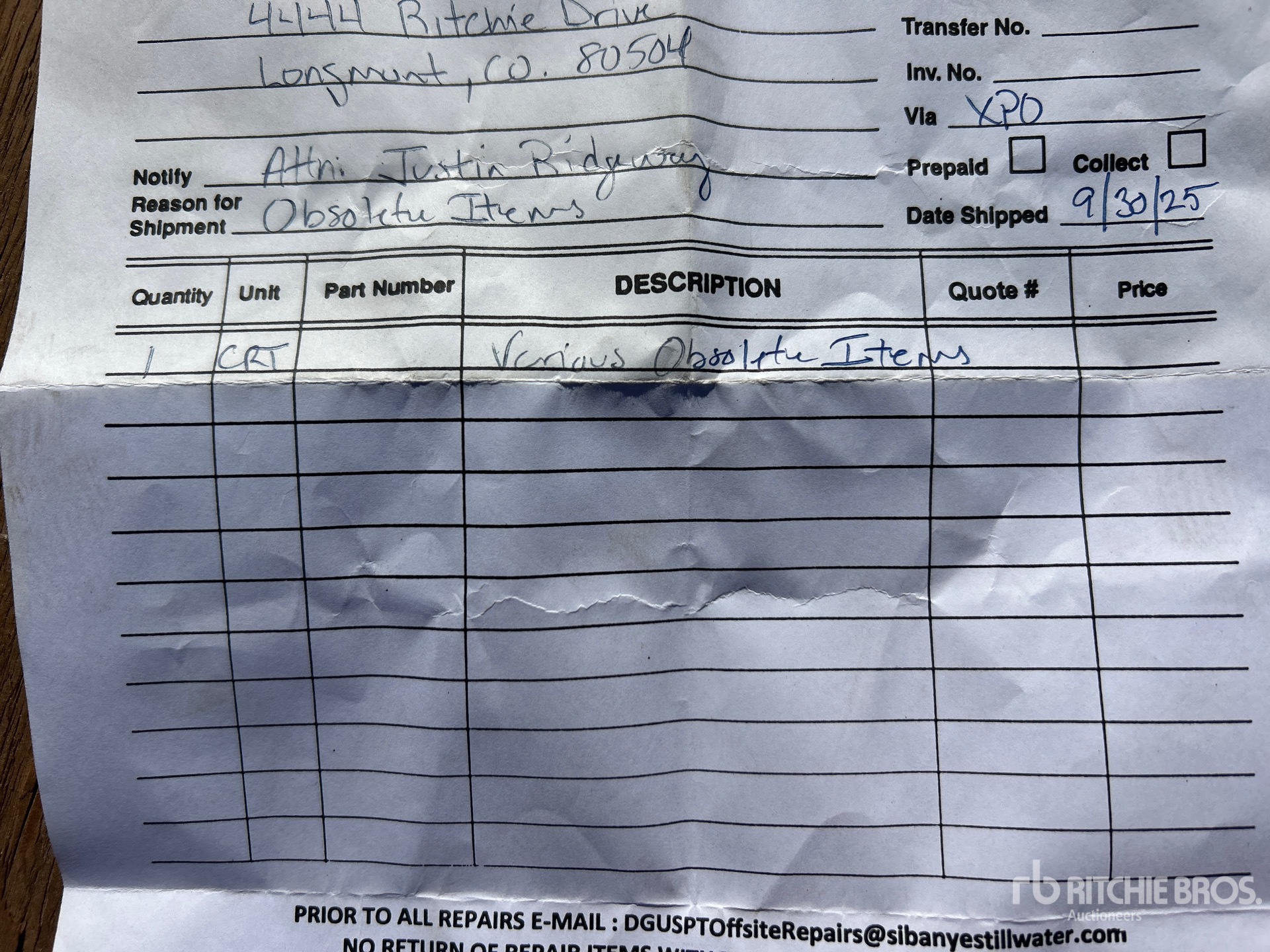 General Appearance with