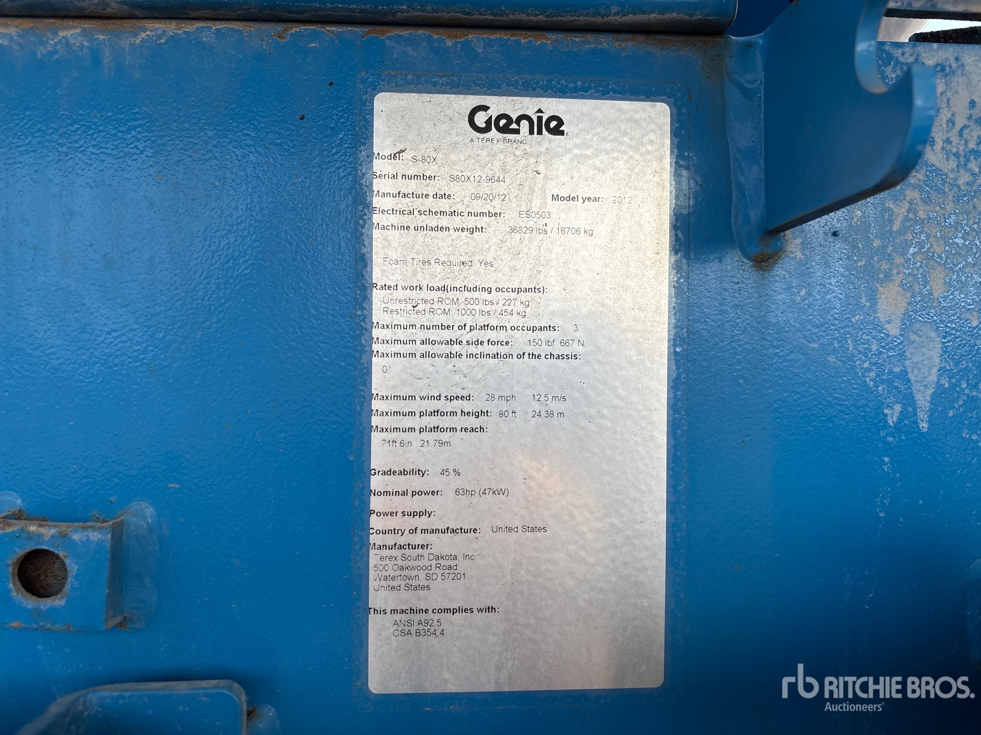 General Appearance with Numéro de série/Numéro d'identification du véhicule automobile