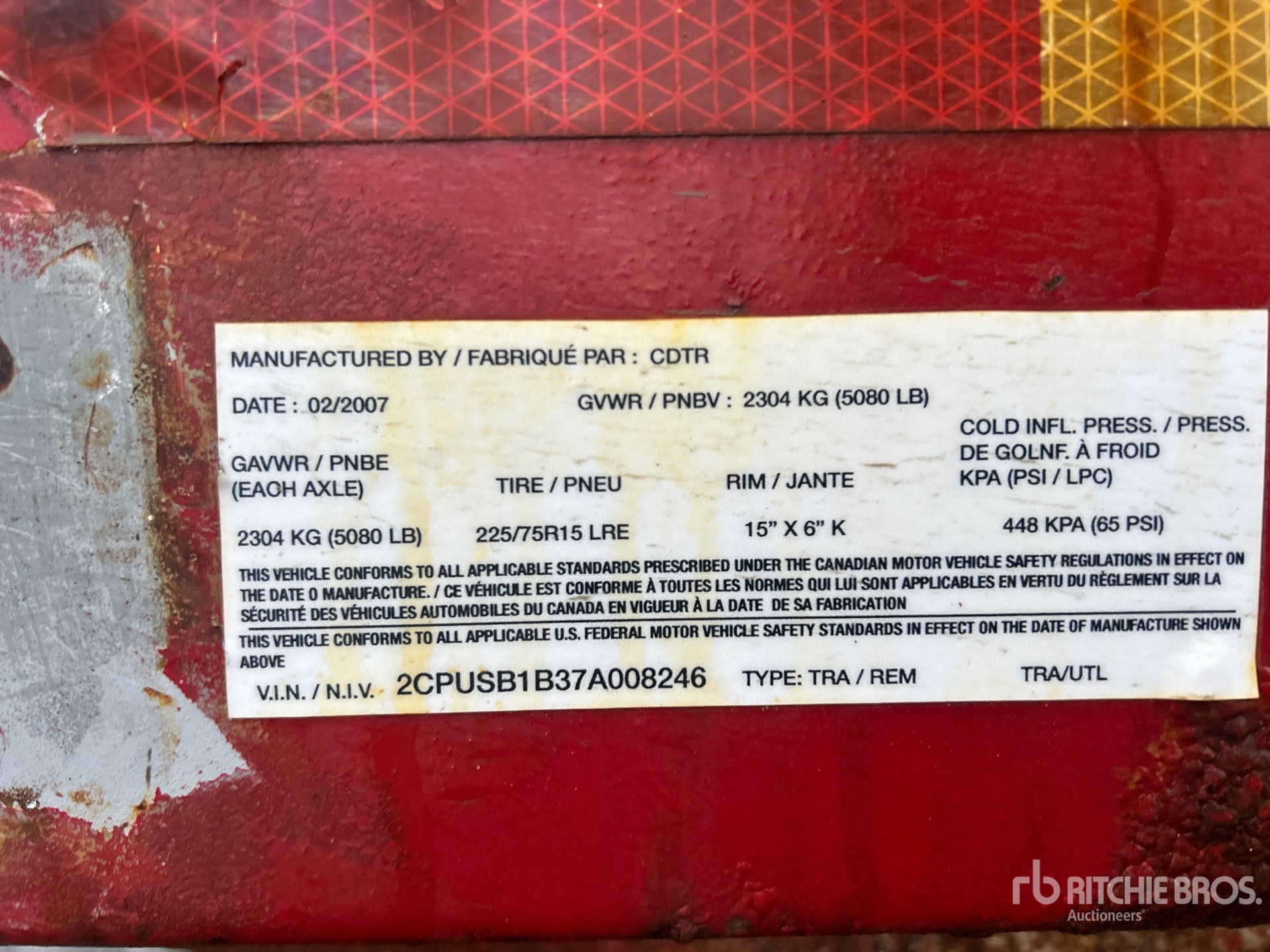 General Appearance with Numer seryjny/numer identyfikacyjny pojazdu