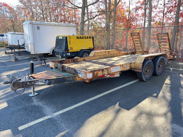 1999 Custom Trailer 16 ft T/A Equipment Trailer 1999 Custom Trailer 16 ft T/A Equipment Trailer