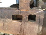 Undercarriage with Left Track Tensioner