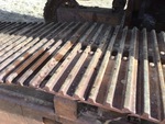 Undercarriage with Left Track Shoes
