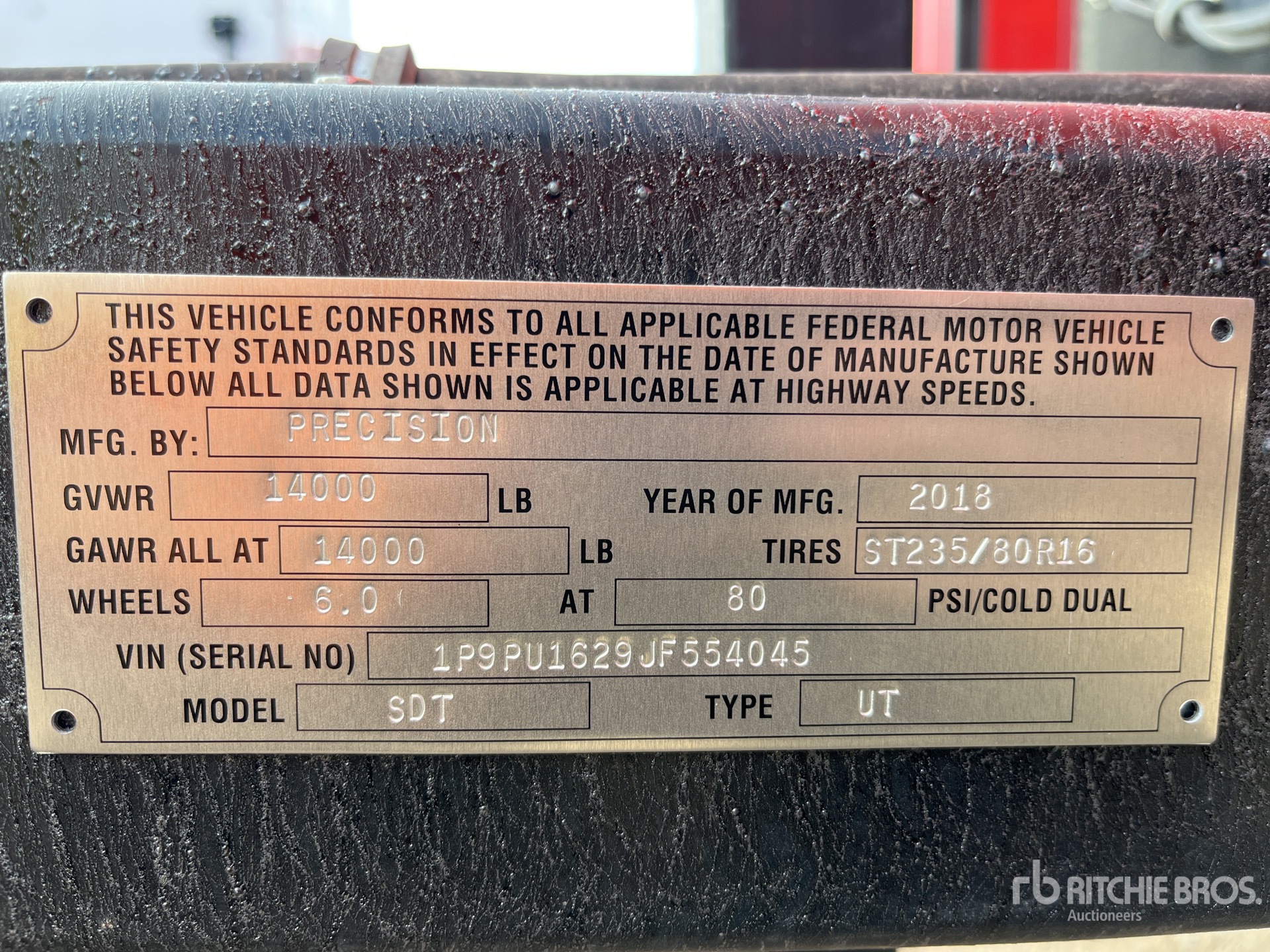 General Appearance with Numero seriale/numero d’identificazione del veicolo (VIN)