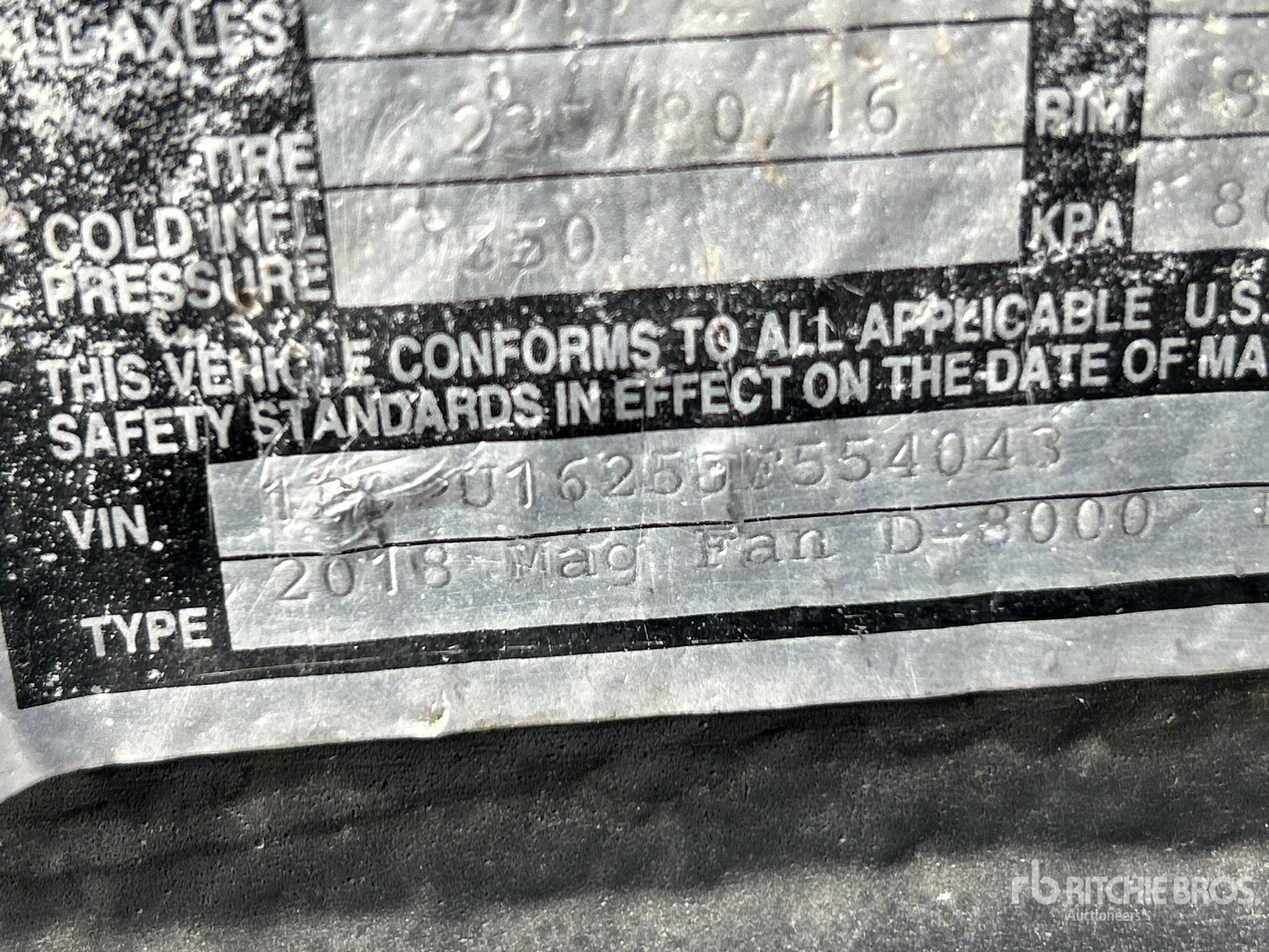 General Appearance with Seriennummer / FIN