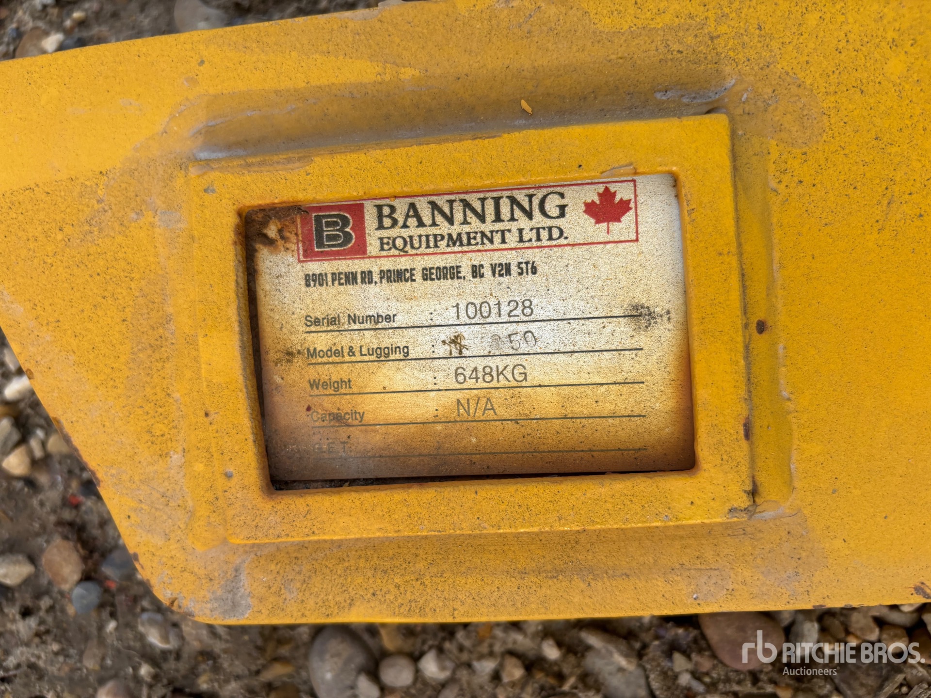 General Appearance with N.º de serie/VIN