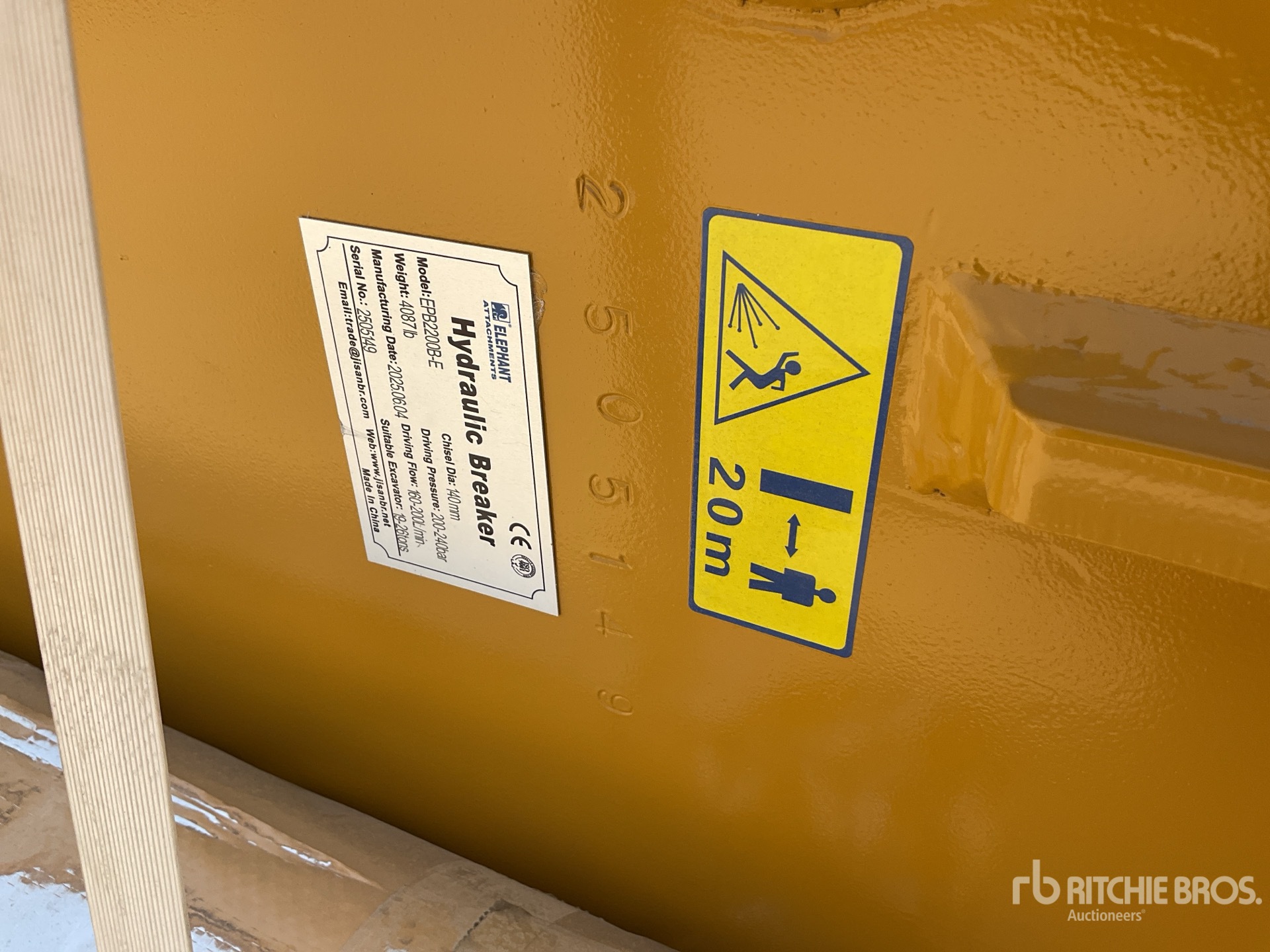 General Appearance with N.º de serie/VIN