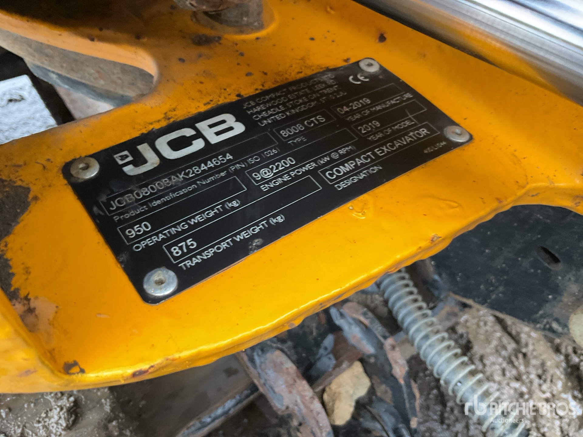 General Appearance with N.º de serie/VIN