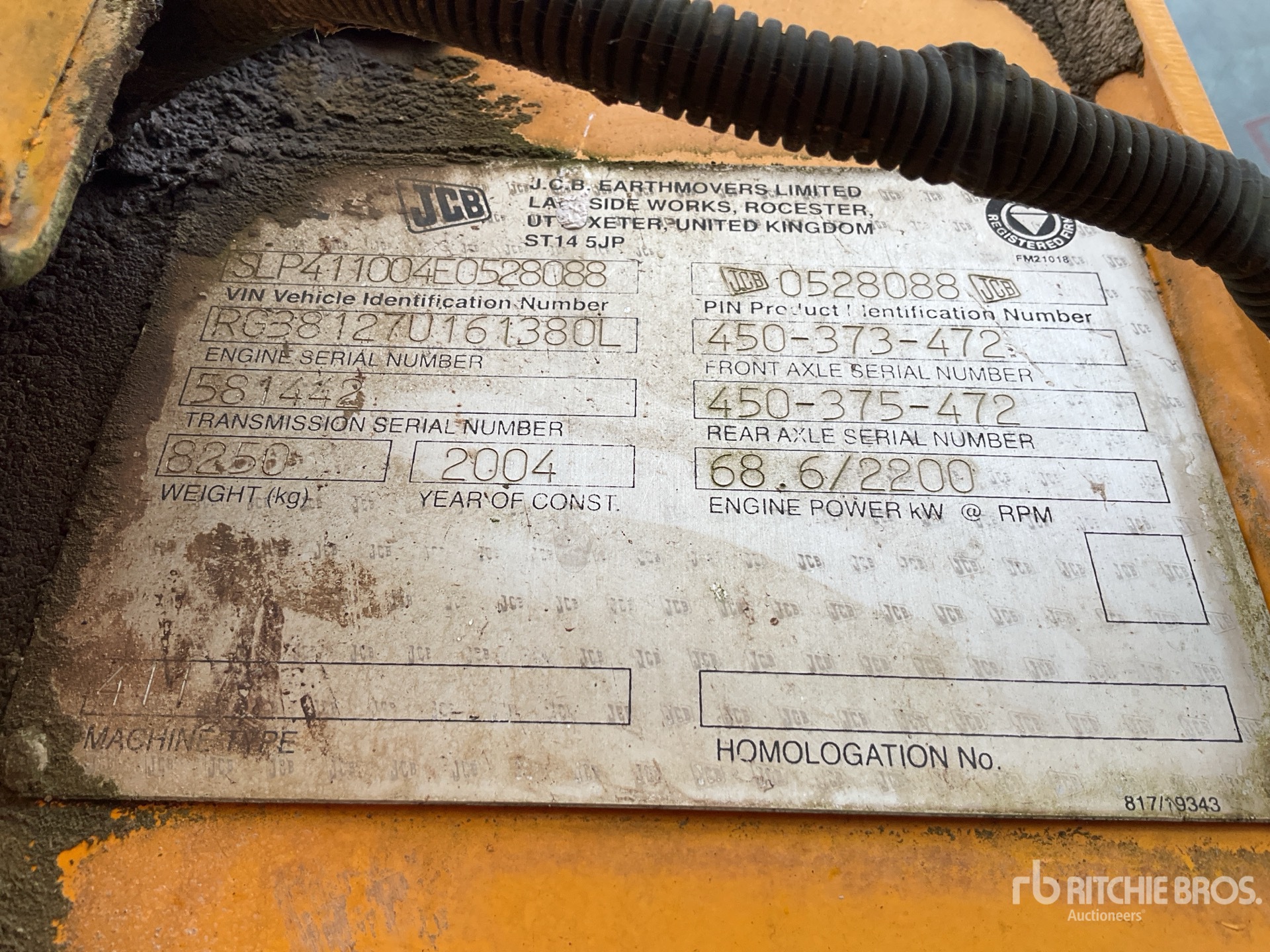 General Appearance with Numer seryjny/numer identyfikacyjny pojazdu