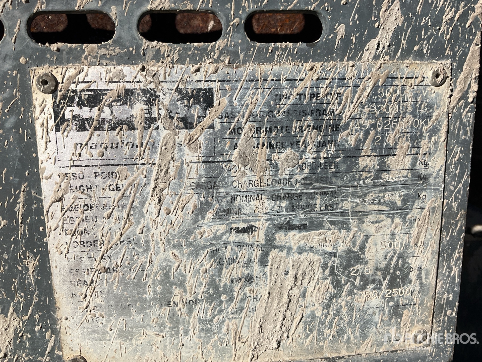 General Appearance with Numer seryjny/numer identyfikacyjny pojazdu