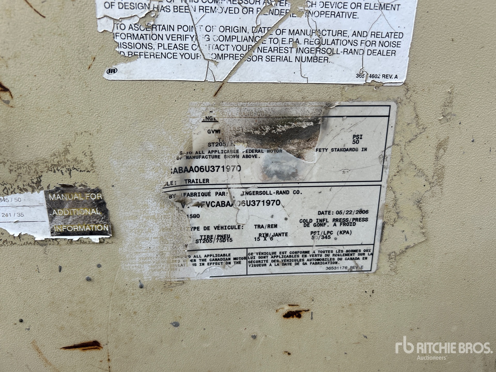 General Appearance with Seriennummer / FIN