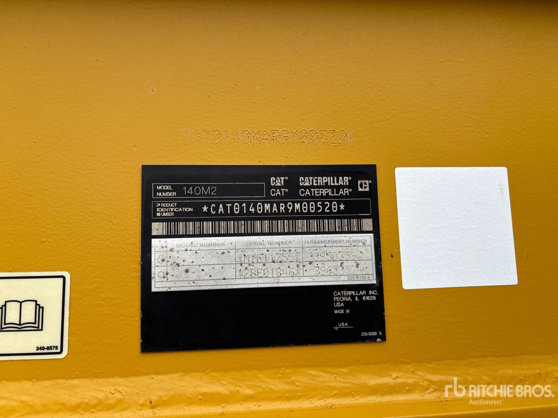 General Appearance with N.º de serie/VIN