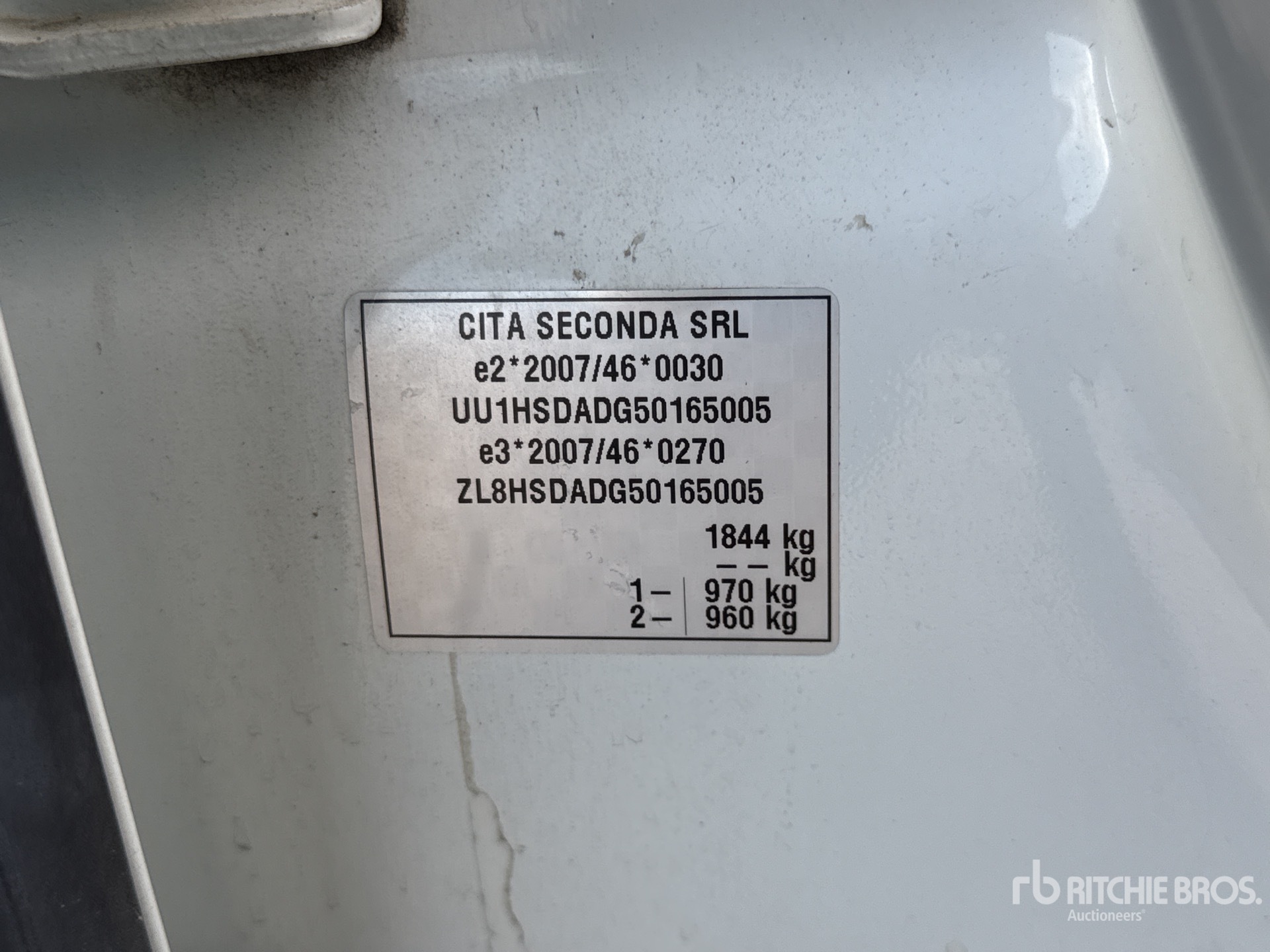 General Appearance with Numer seryjny/numer identyfikacyjny pojazdu