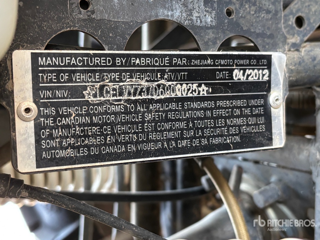 General Appearance with N.º de serie/VIN