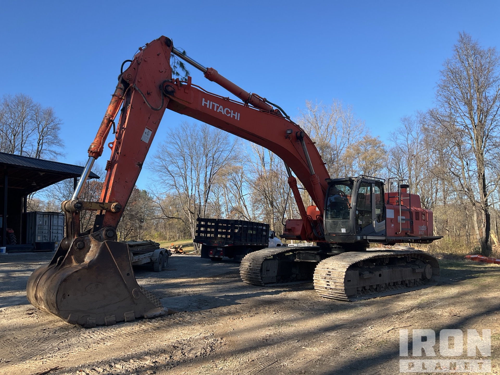 2010 Hitachi ZX450LC-3-DH Tracked Excavator in Pickney, Michigan