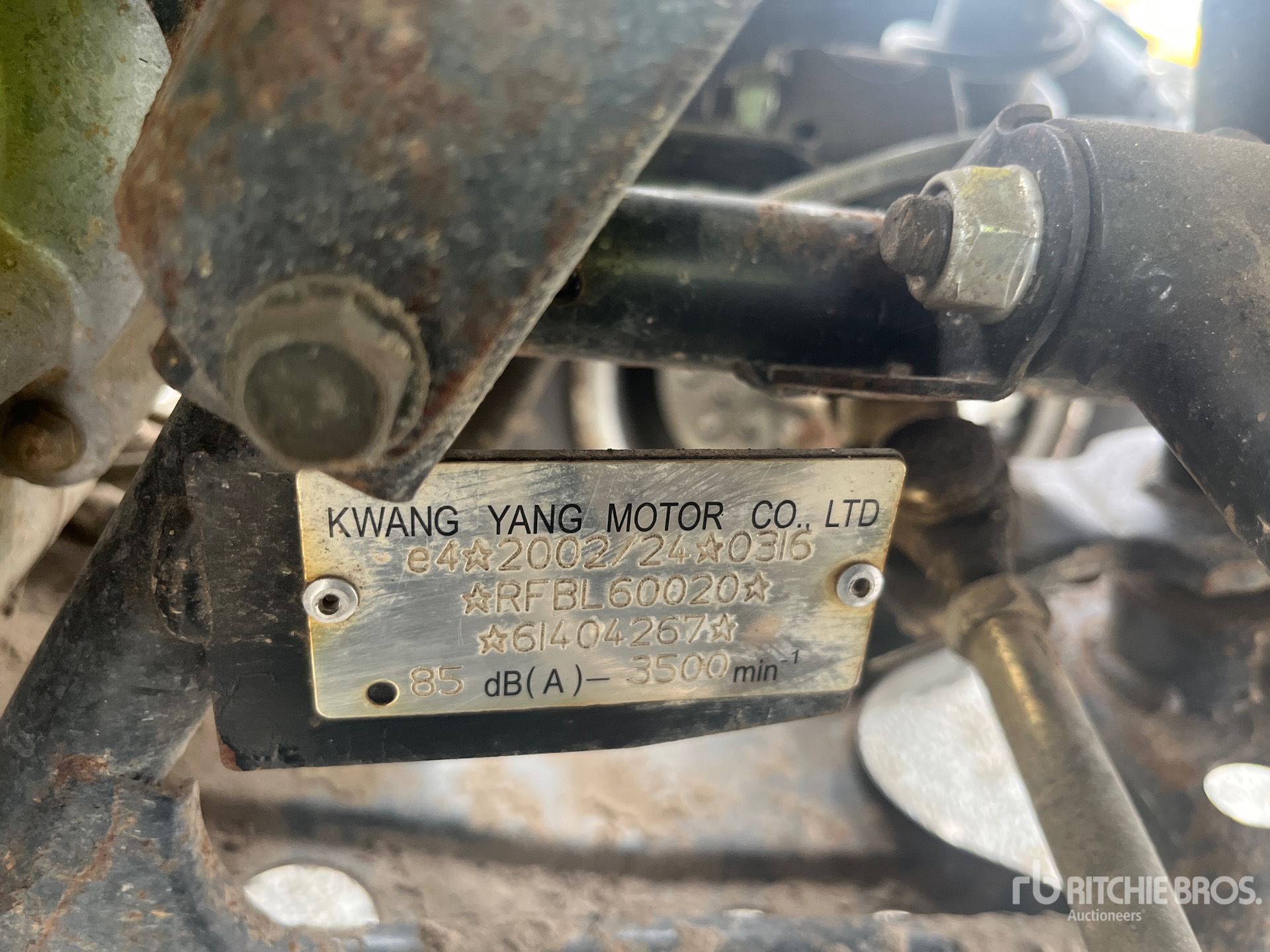 General Appearance with N.º de serie/VIN