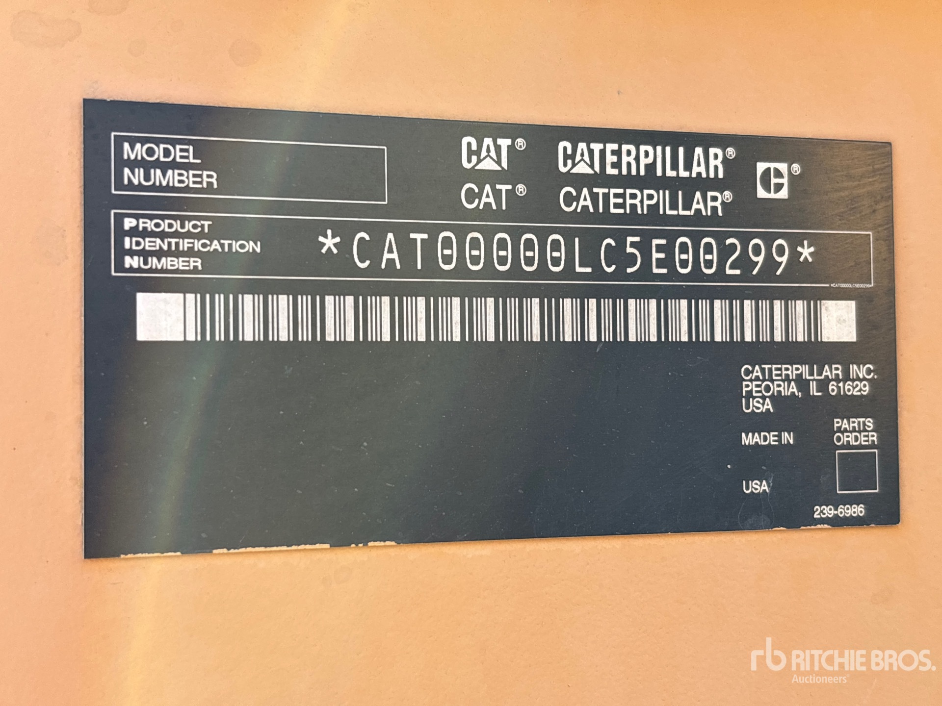 General Appearance with Numéro de série/Numéro d'identification du véhicule automobile