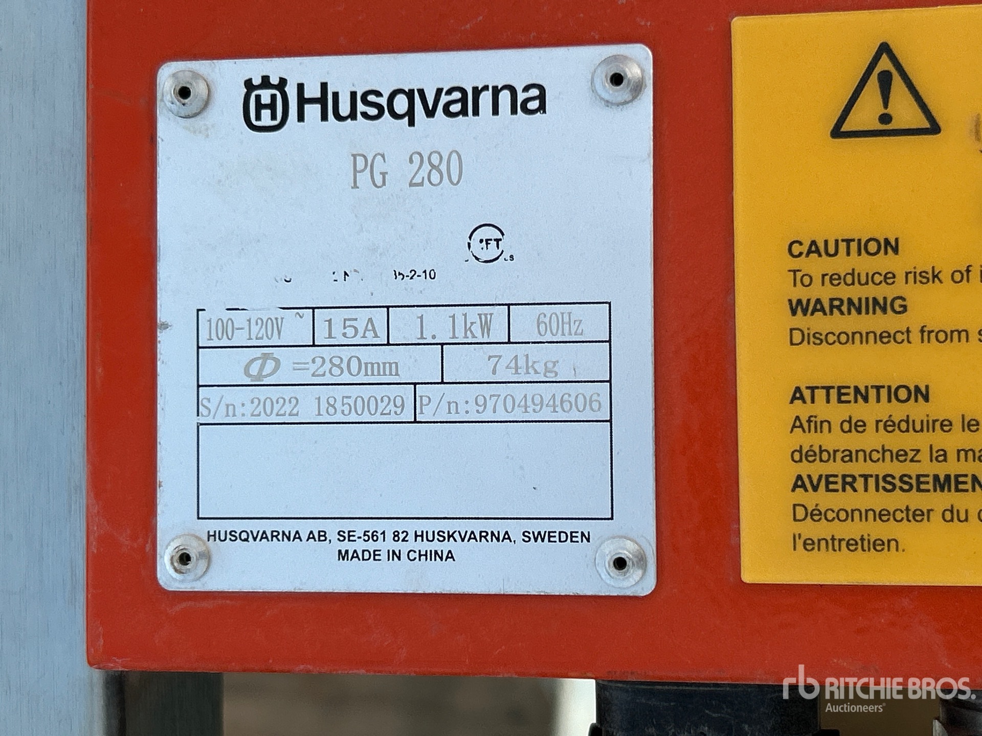 General Appearance with Seriennummer / FIN