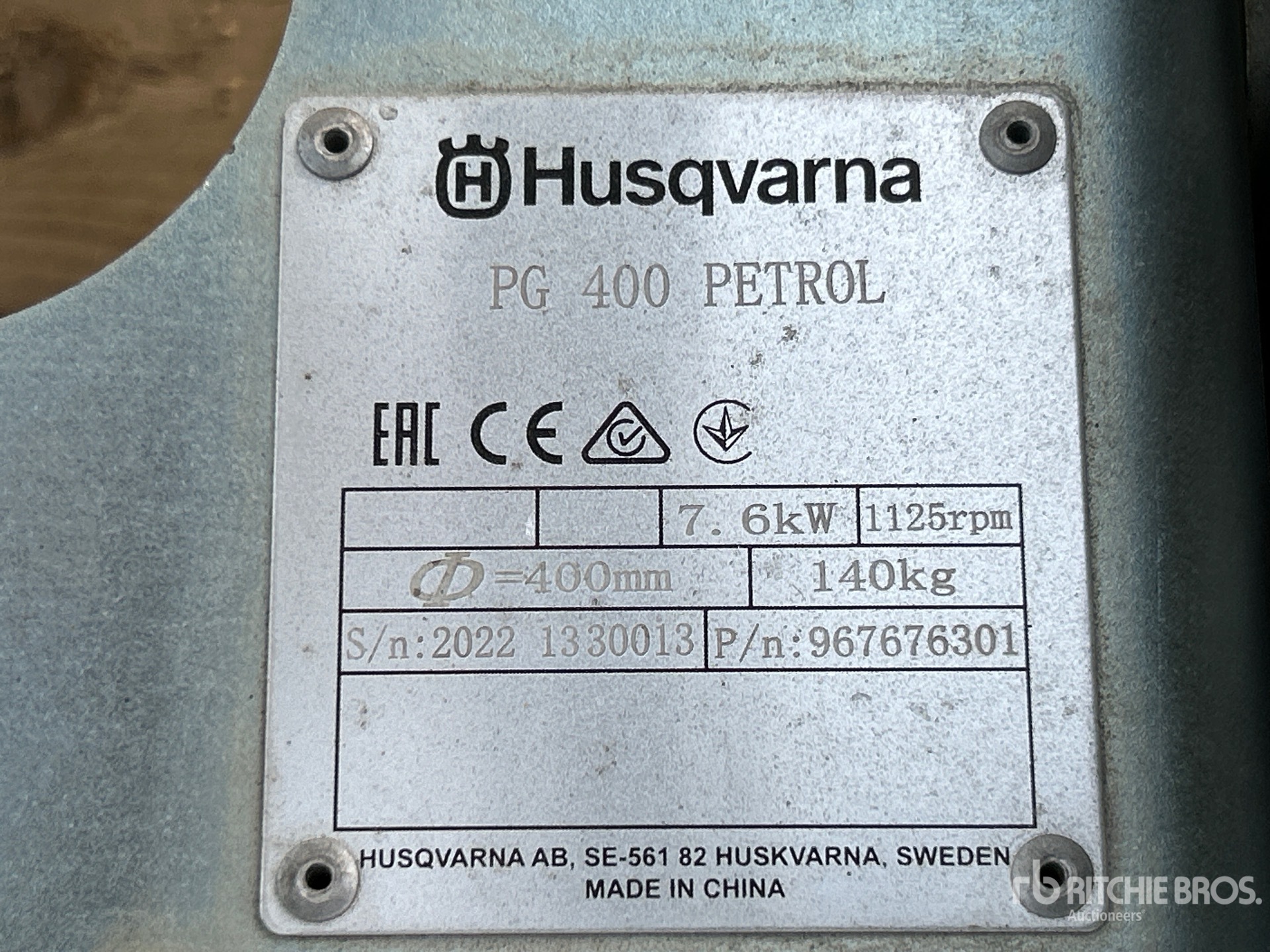 General Appearance with Seriennummer / FIN