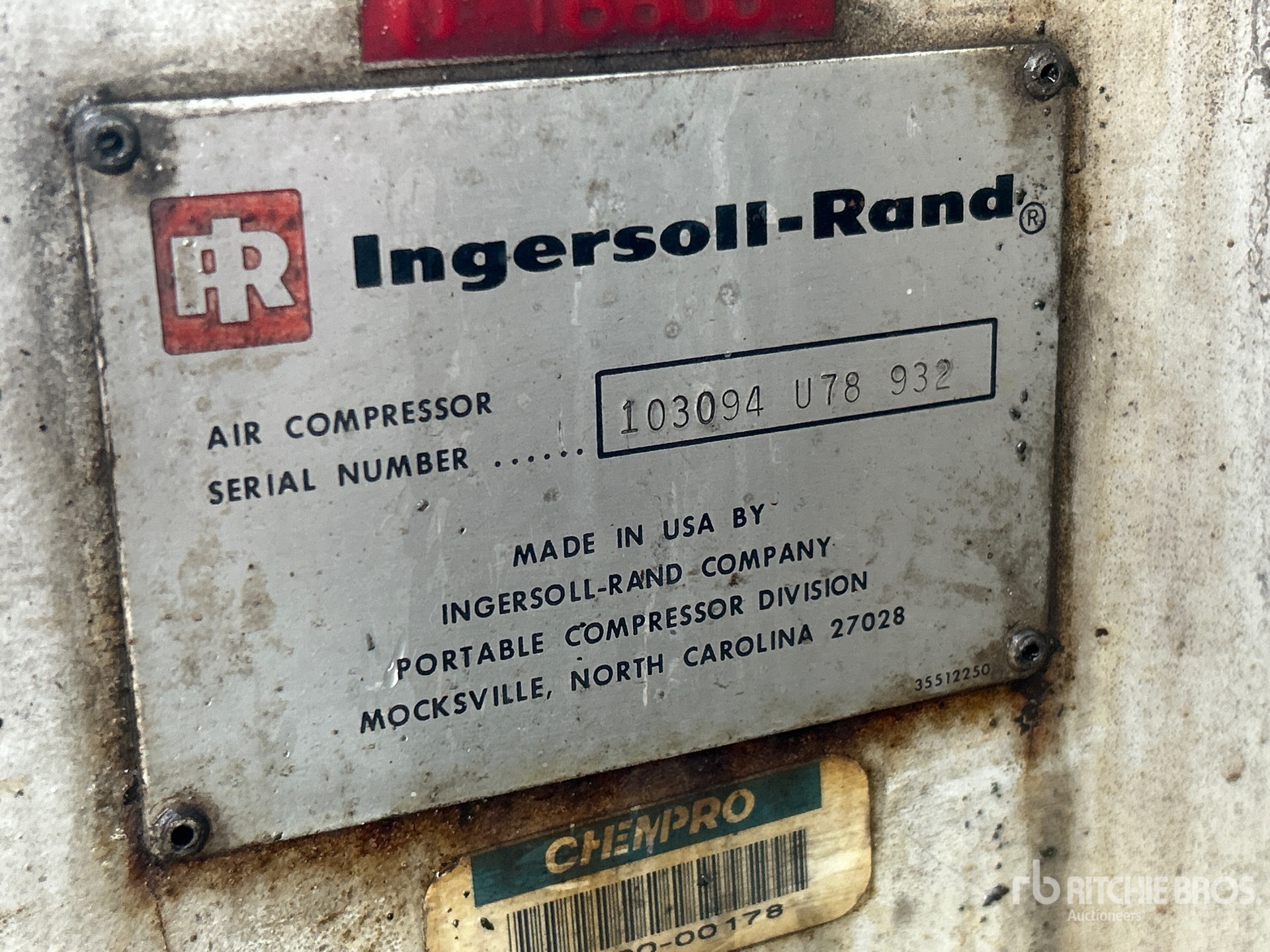 General Appearance with Unit Serial Number