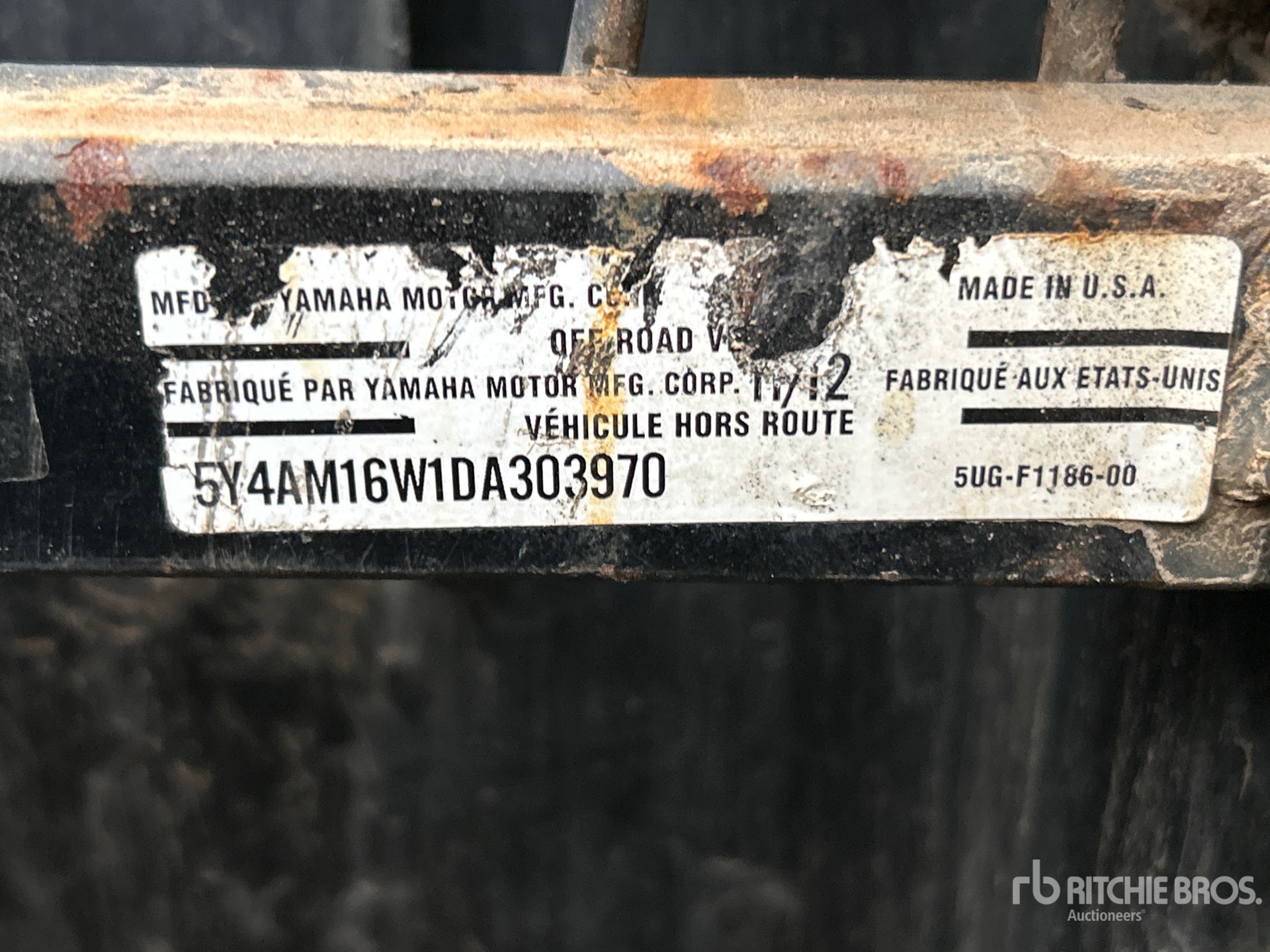 General Appearance with N.º de serie/VIN