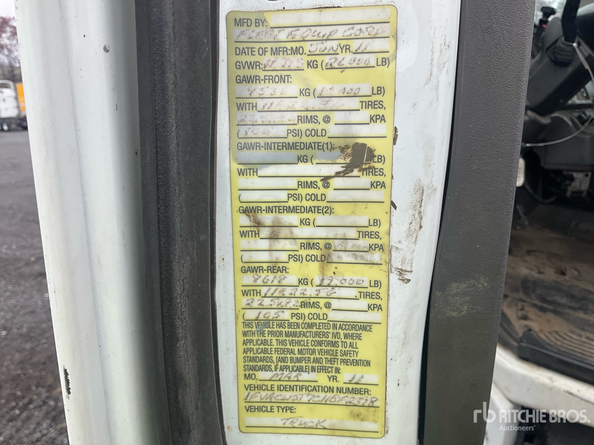 General Appearance with Numer seryjny/numer identyfikacyjny pojazdu