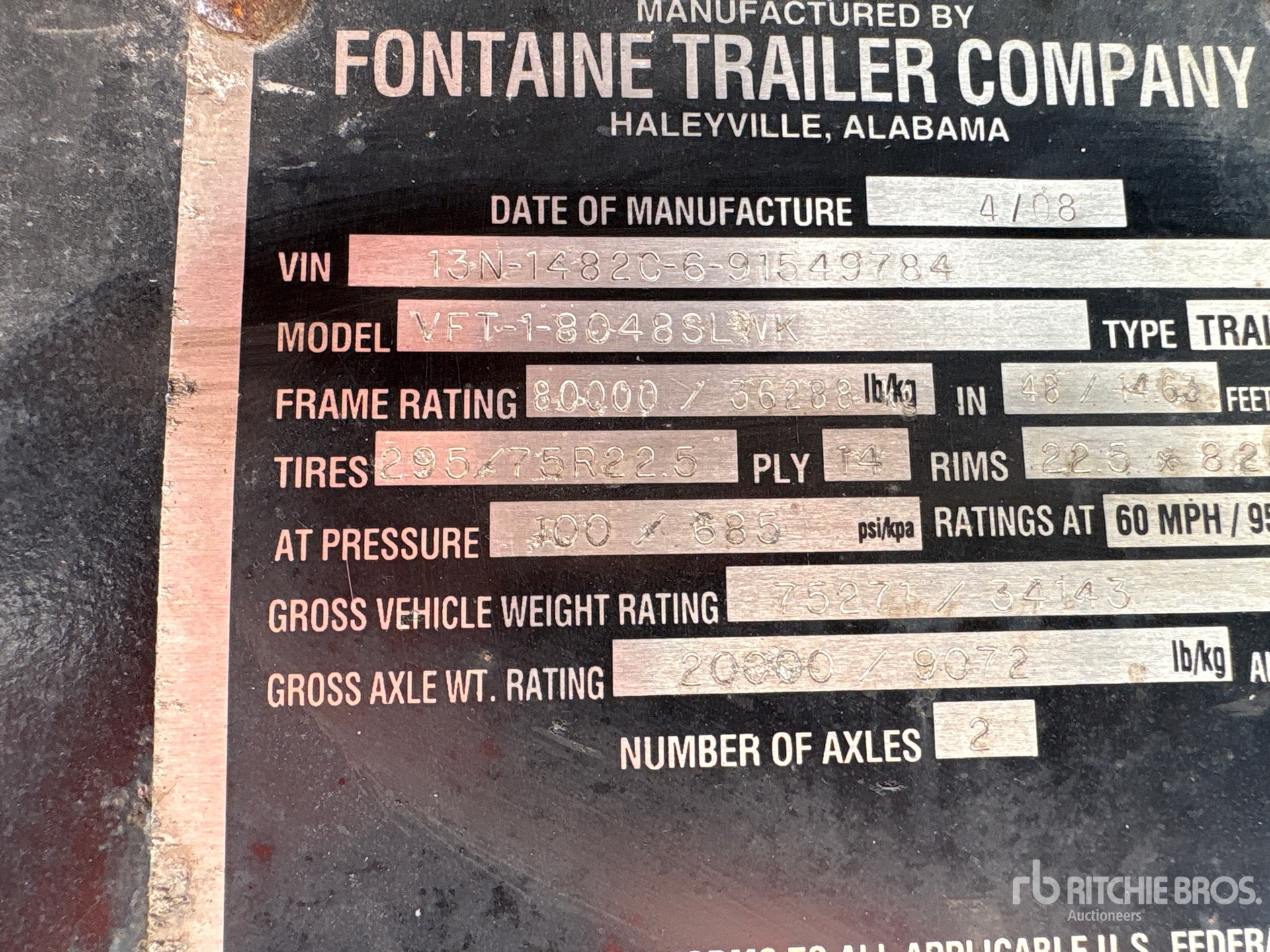 General Appearance with Numer seryjny/numer identyfikacyjny pojazdu