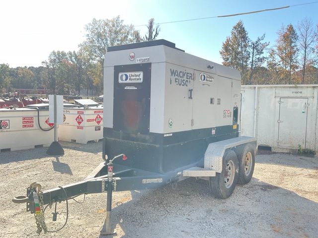 2018 Wacker G 70 72 kVA Mobile generator Generator Set (Inoperable)